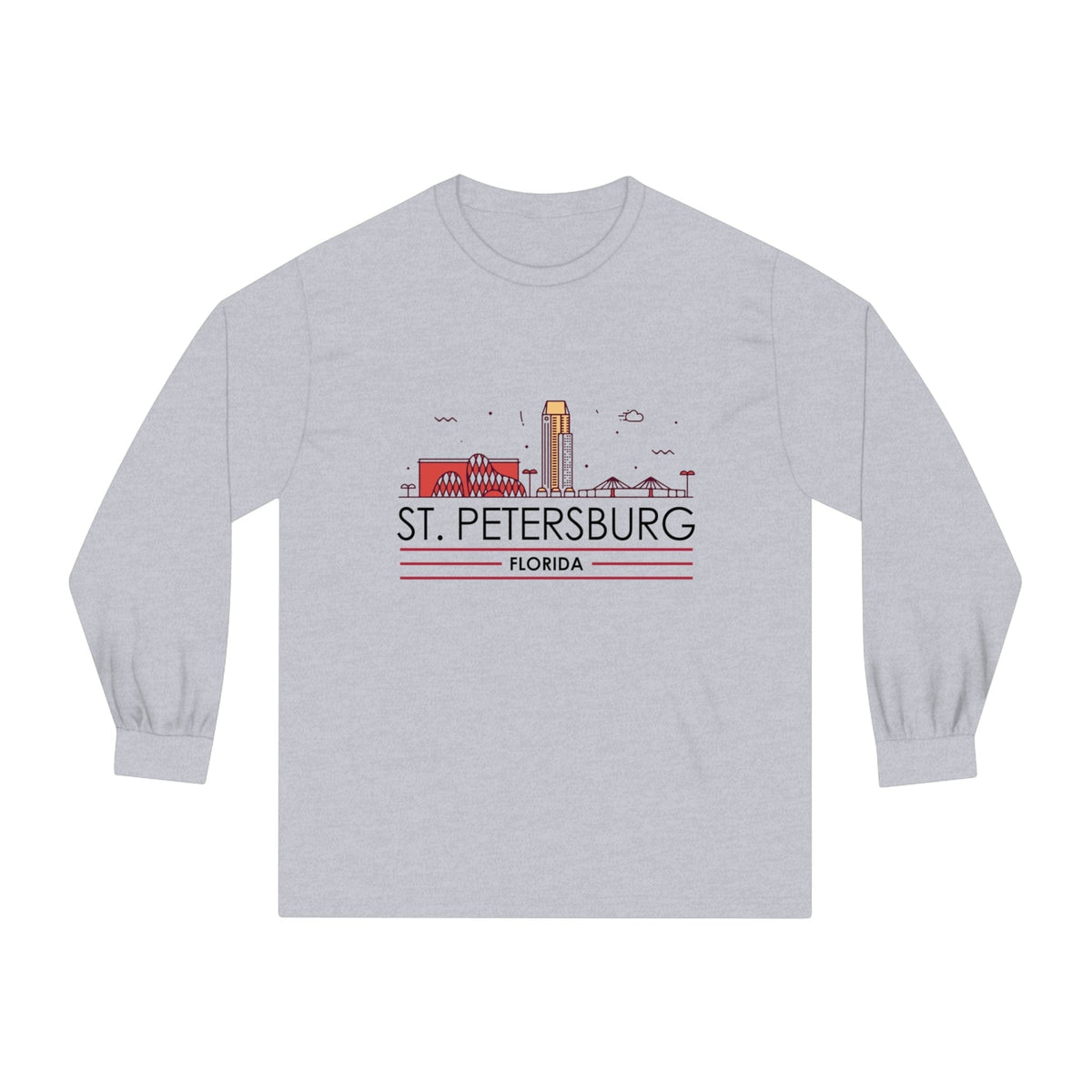 ST. PETERSBURG – Trendy Design, Premium Long Sleeve Tee