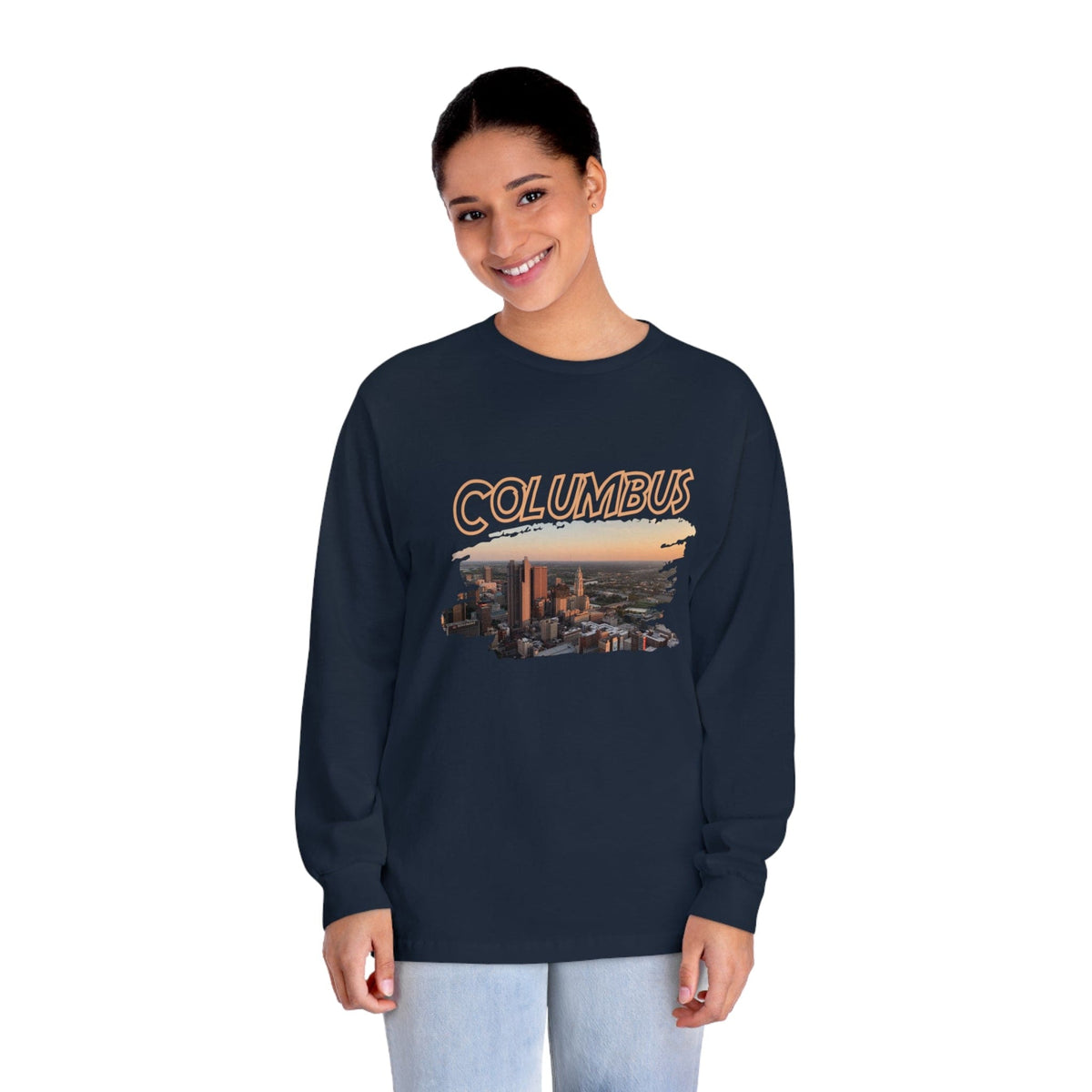 COLUMBUS – Trendy Design, Premium Long Sleeve Tee