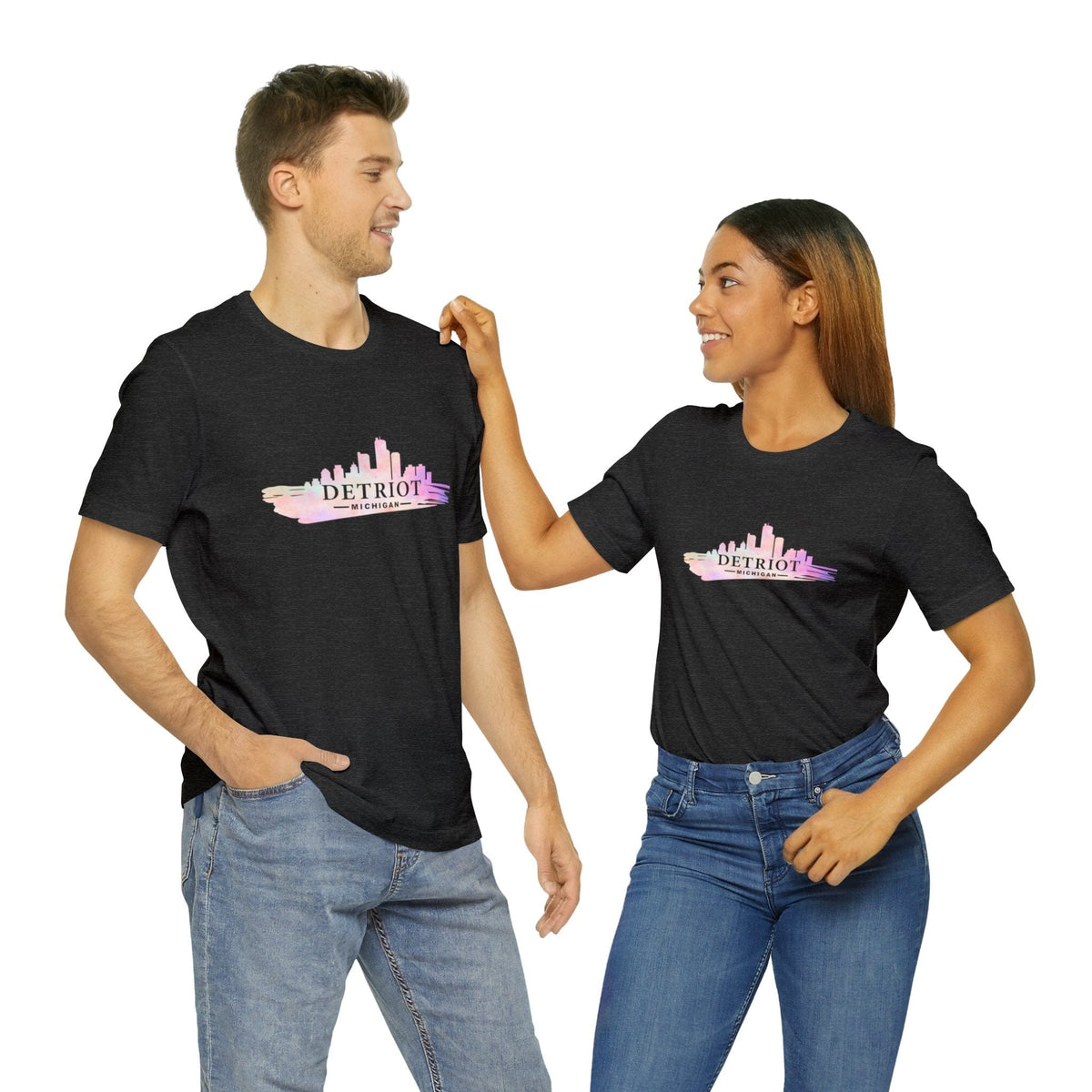 Detroit Skyline - Short Sleeve Tee