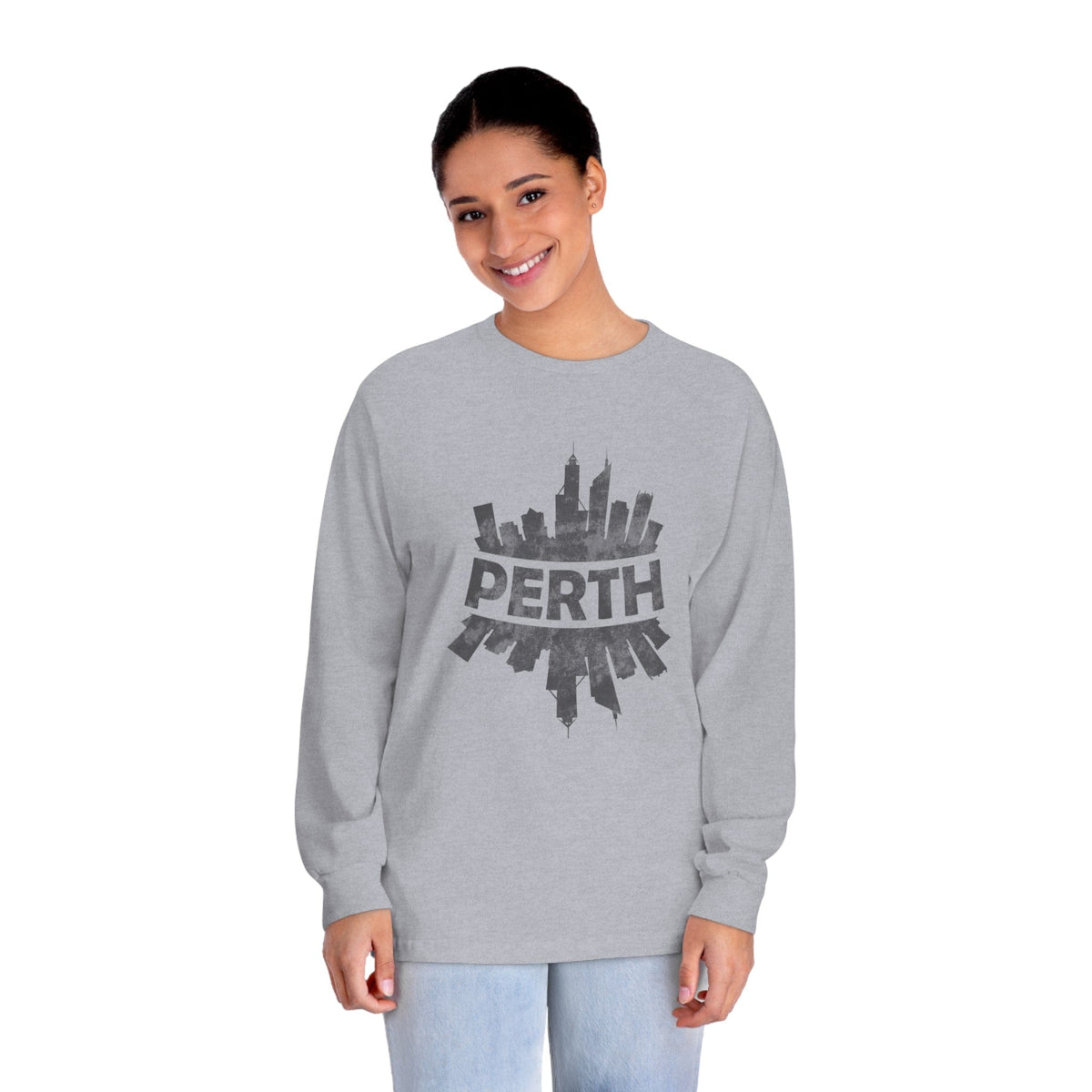 PERTH – Trendy Design, Premium Long Sleeve Tee