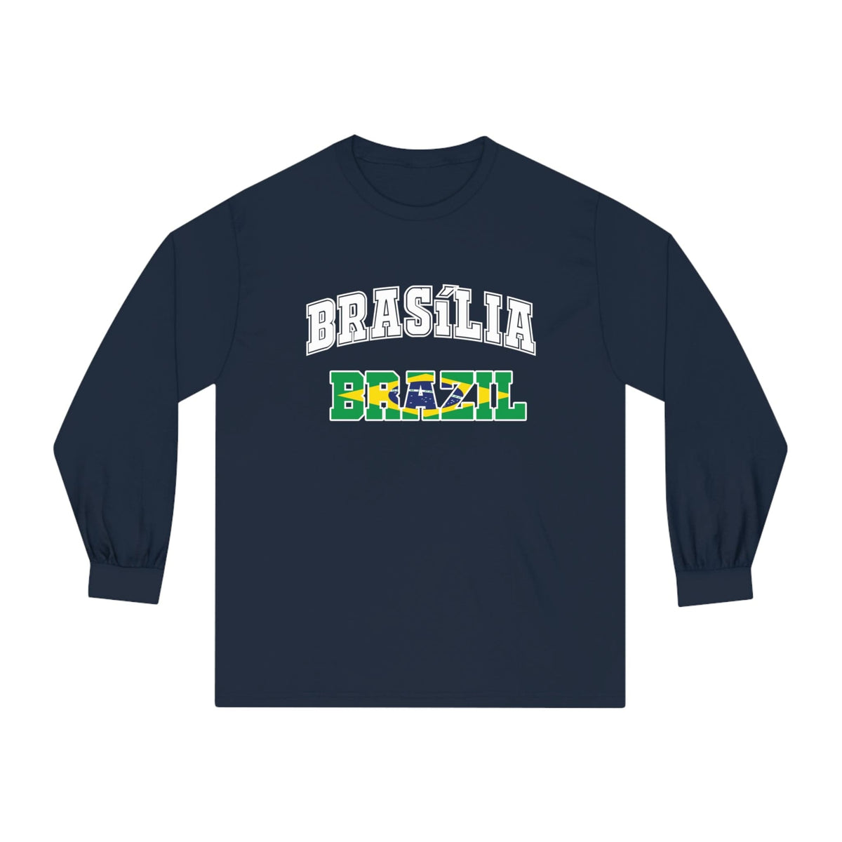 BRASILIA – Trendy Design, Premium Long Sleeve Tee