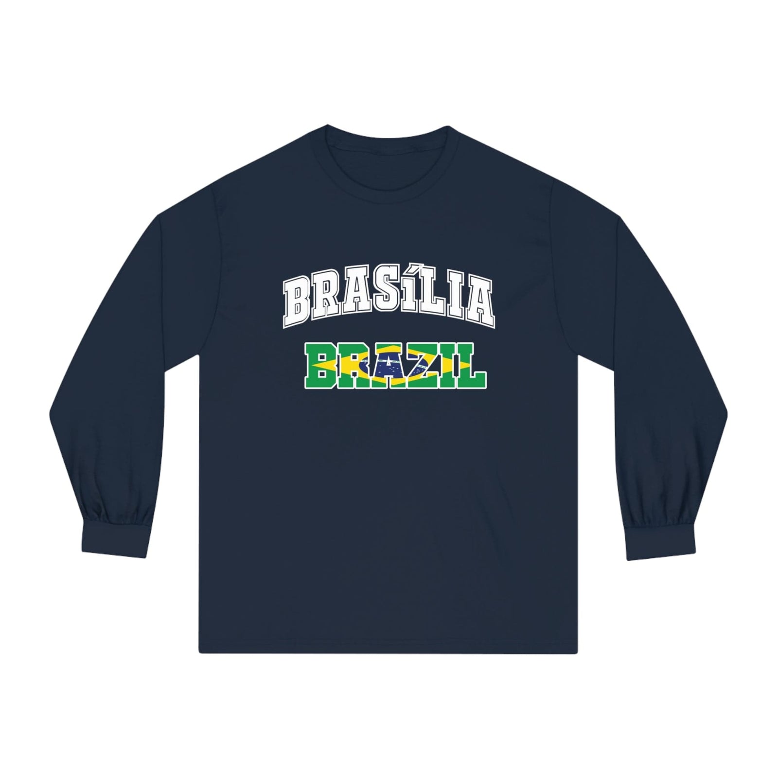 BRASILIA – Trendy Design, Premium Long Sleeve Tee