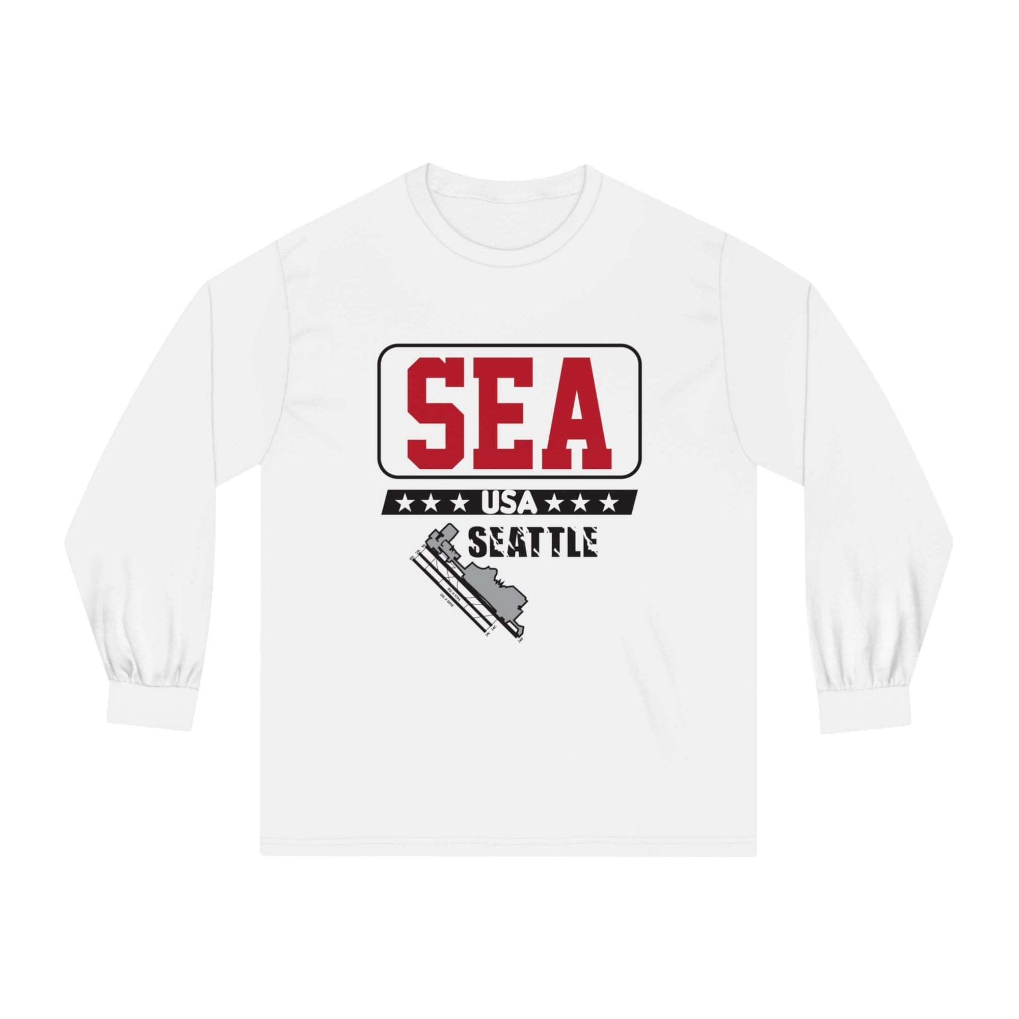 SEATTLE – Trendy Design, Premium Long Sleeve Tee