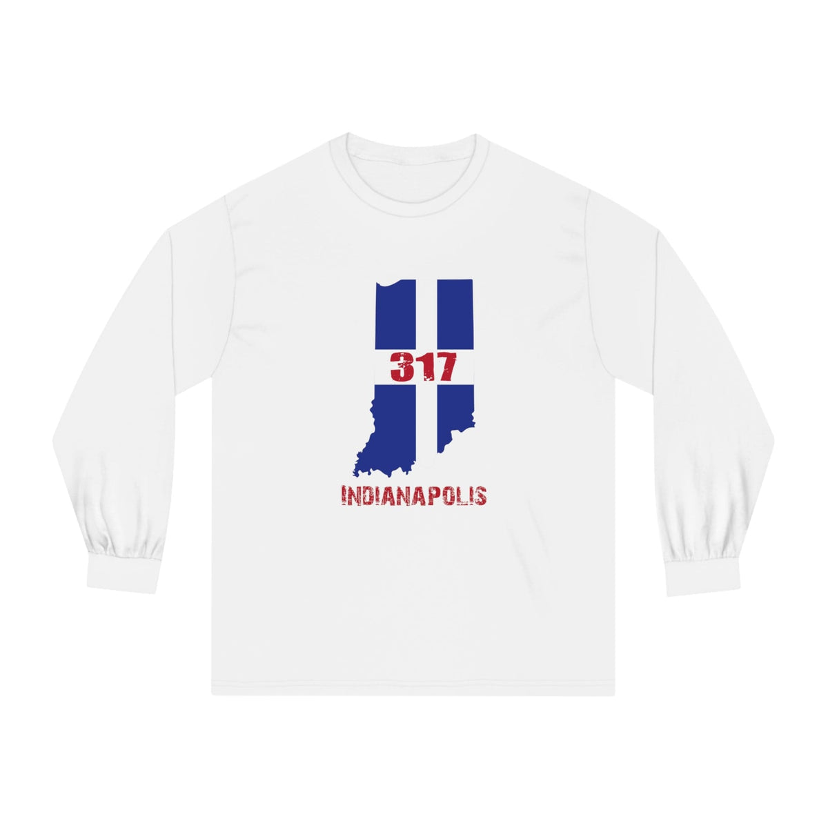 INDIANAPOLIS – Trendy Design, Premium Long Sleeve Tee