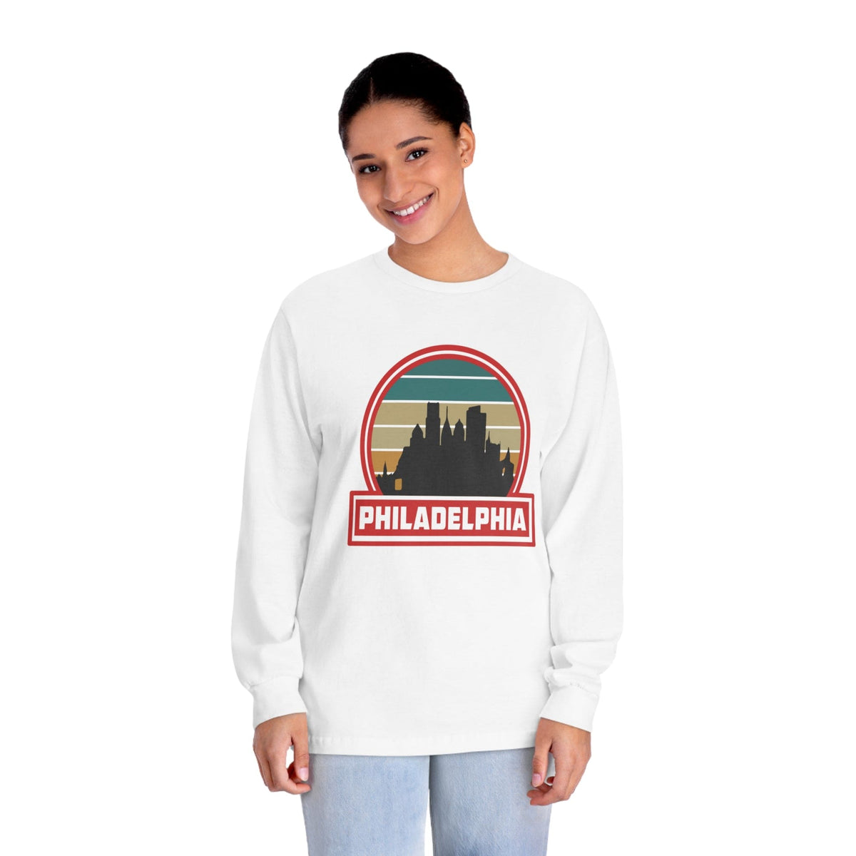 PHILADELPHIA – Trendy Design, Premium Long Sleeve Tee