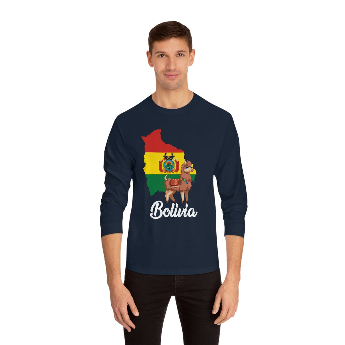 BOLIVIA – Trendy Design, Premium Long Sleeve Tee