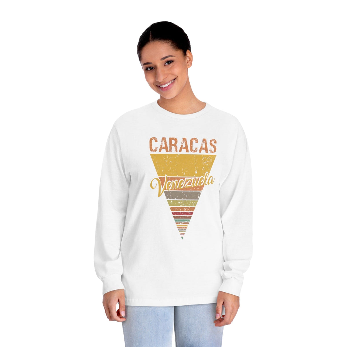 CARACAS – Trendy Design, Premium Long Sleeve Tee