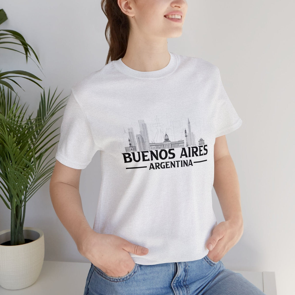 Buenos Aires Skyline - Short Sleeve Tee