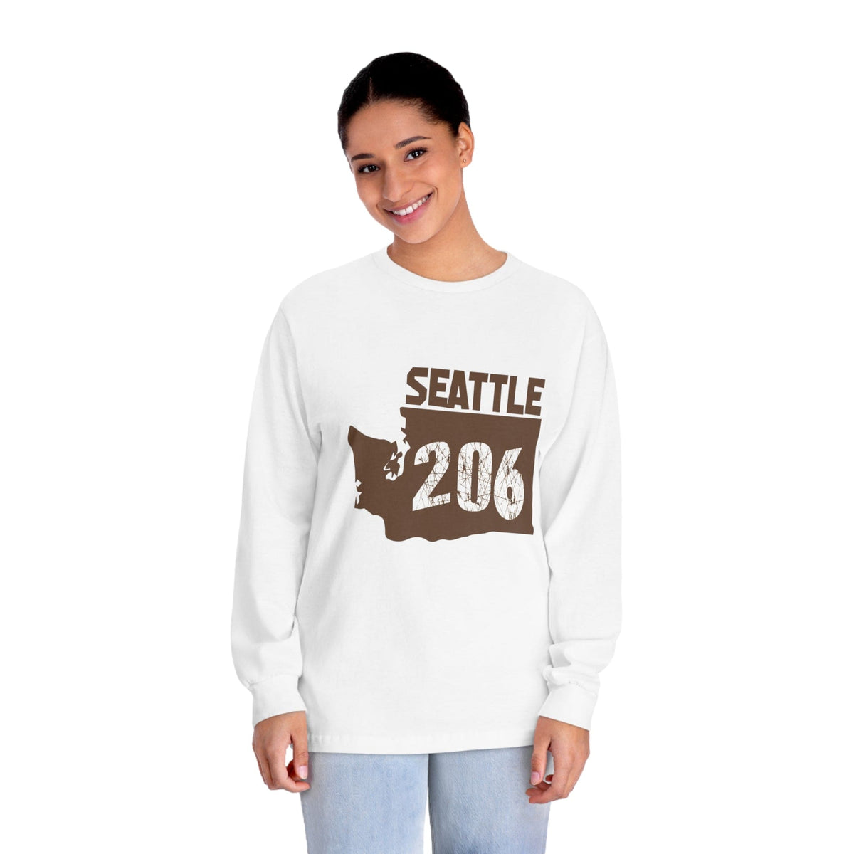 SEATTLE – Trendy Design, Premium Long Sleeve Tee