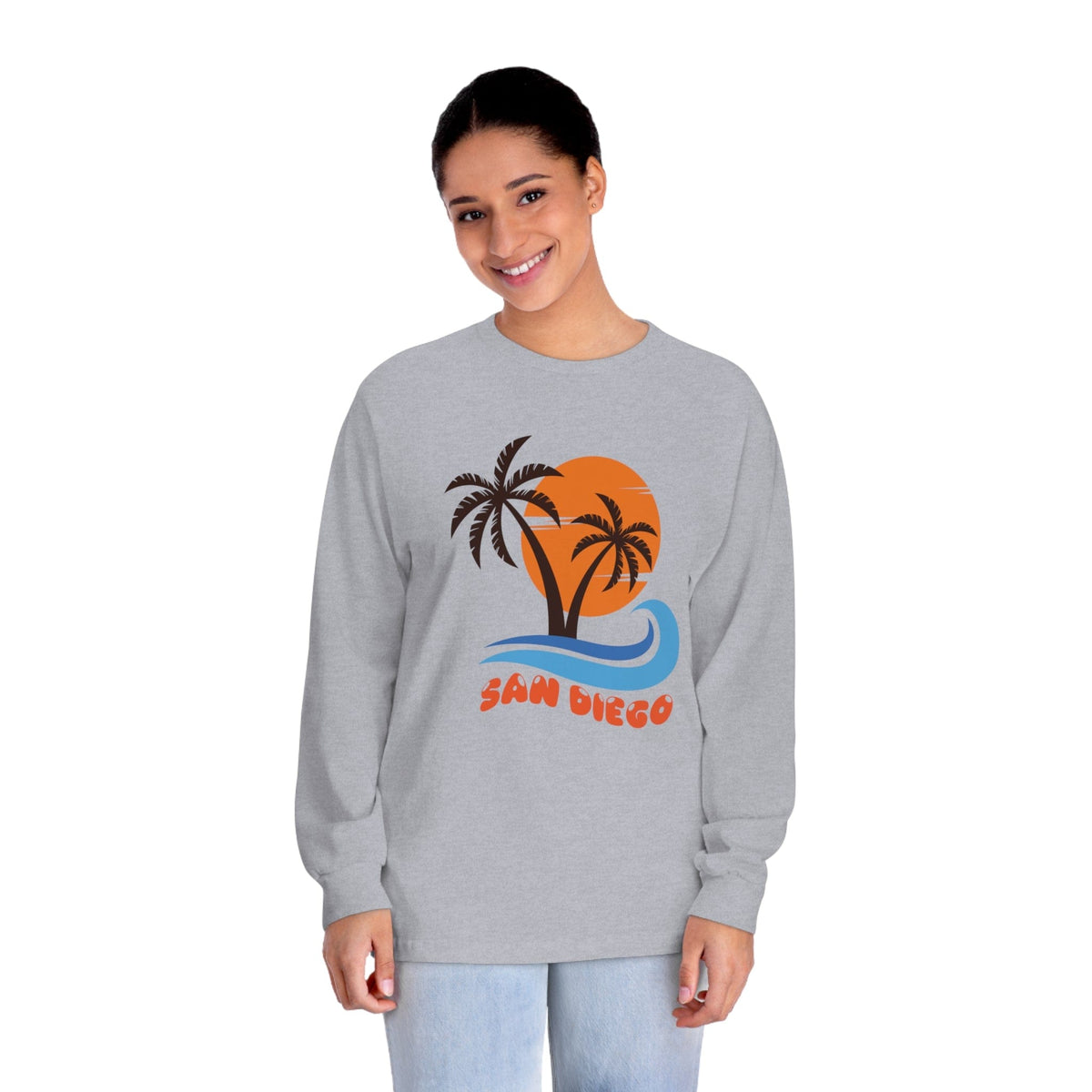 SAN DIEGO – Trendy Design, Premium Long Sleeve Tee