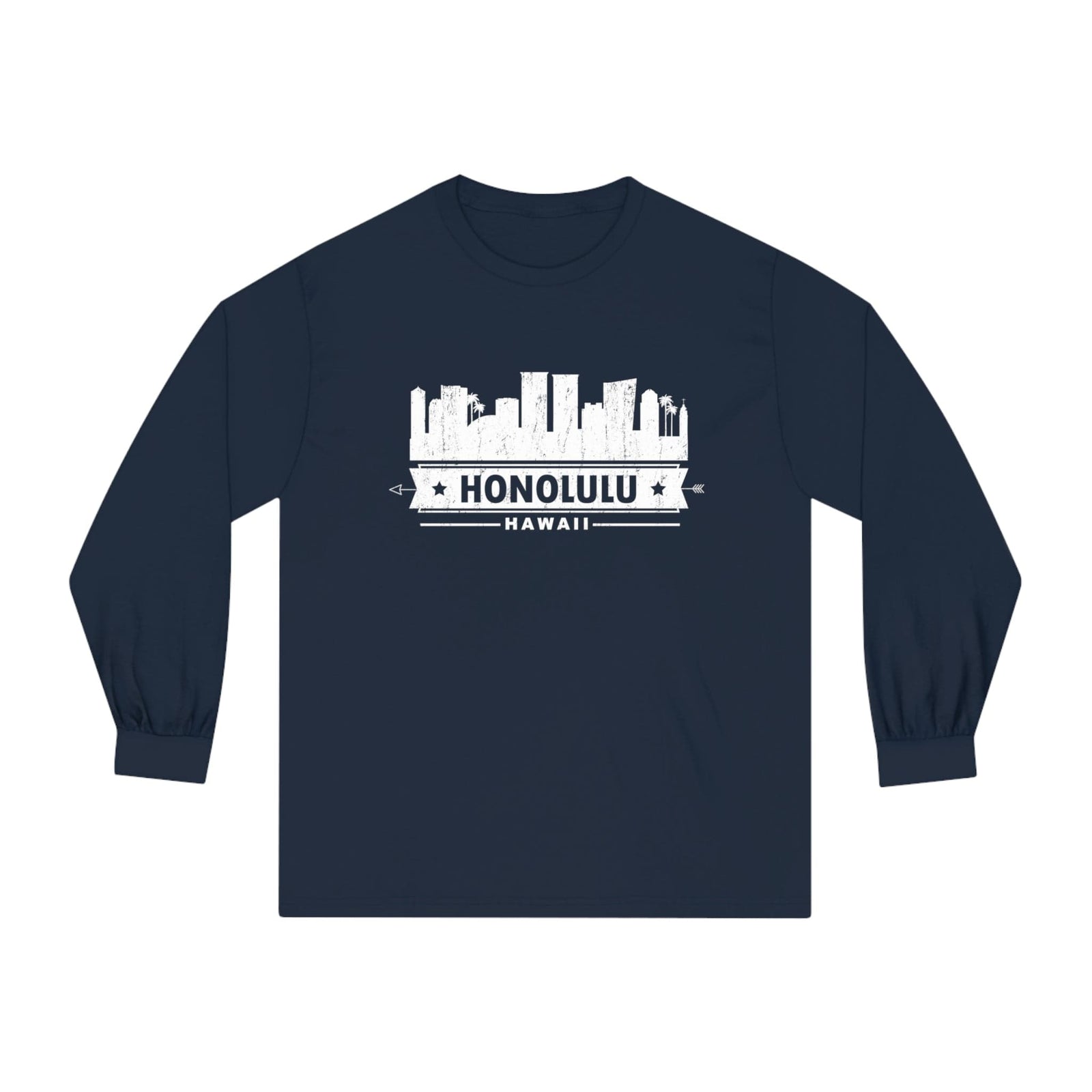 HONOLULU – Trendy Design, Premium Long Sleeve Tee