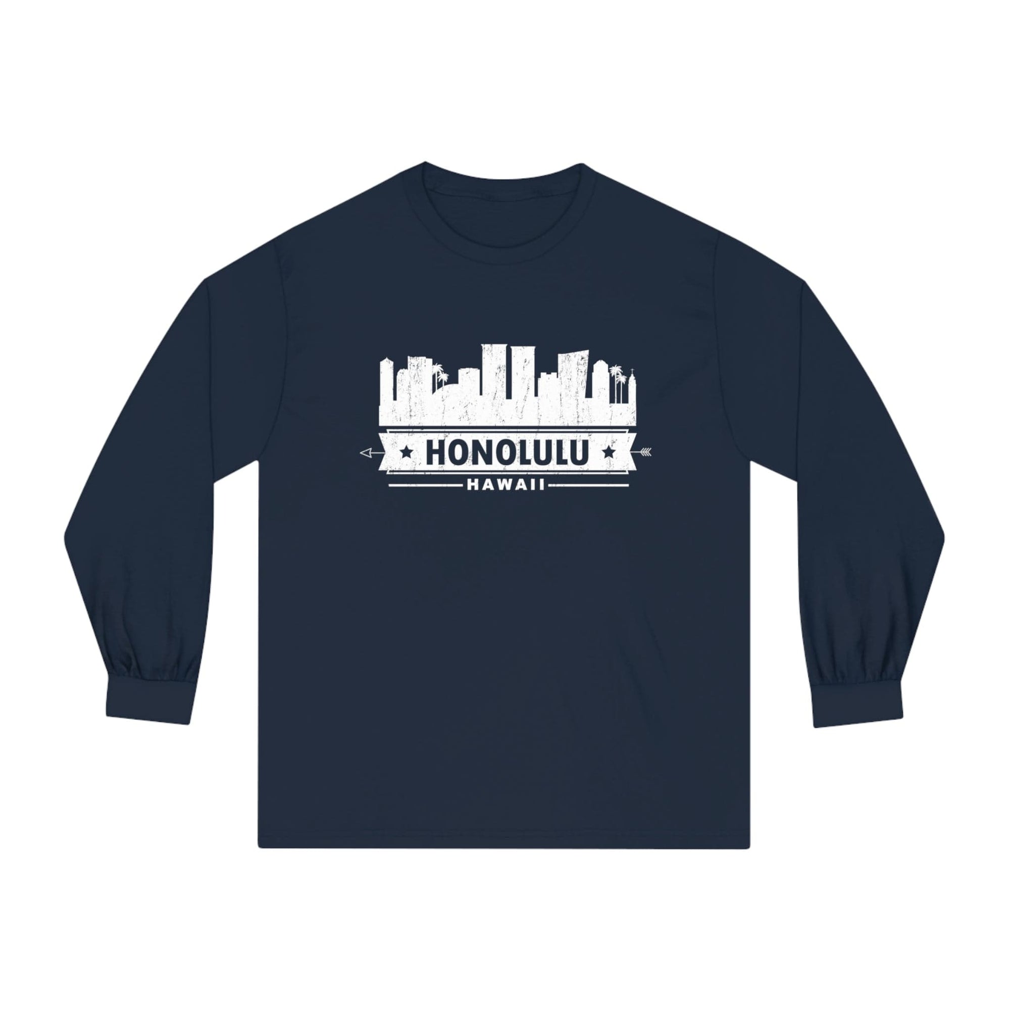 HONOLULU – Trendy Design, Premium Long Sleeve Tee