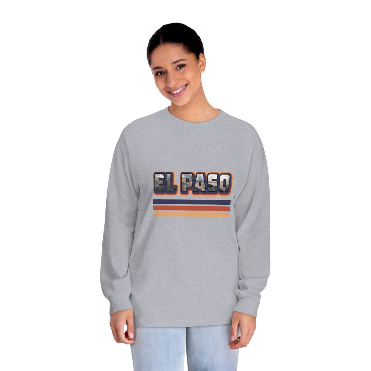 EL PASO – Trendy Design, Premium Long Sleeve Tee