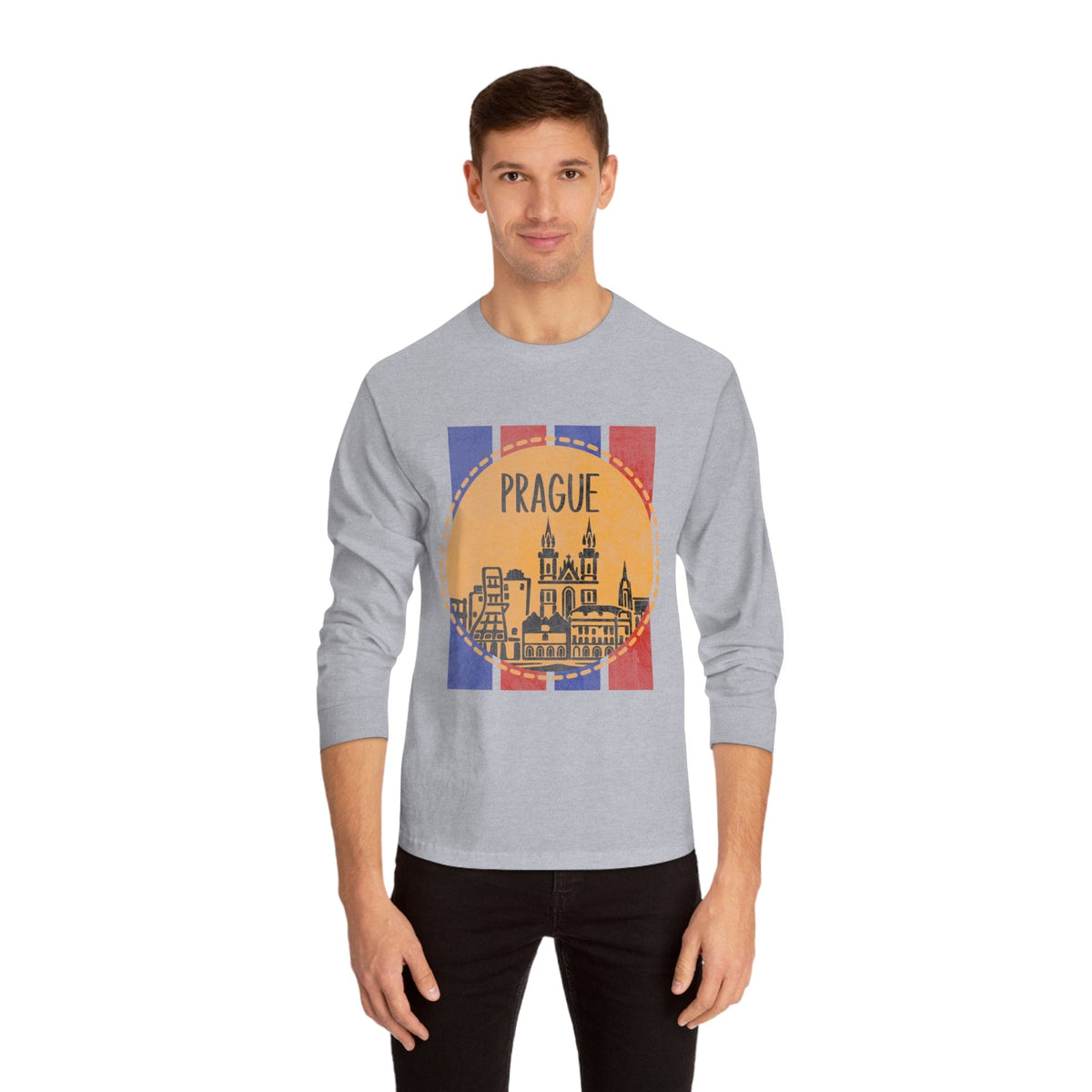PRAGUE – Trendy Design, Premium Long Sleeve Tee