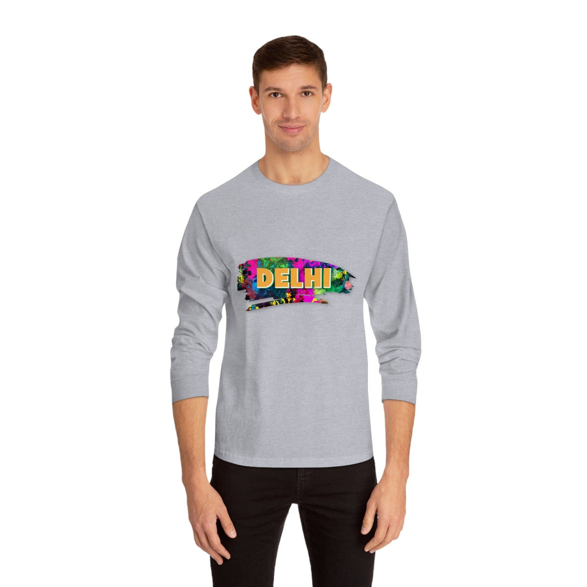 DELHI – Trendy Design, Premium Long Sleeve Tee