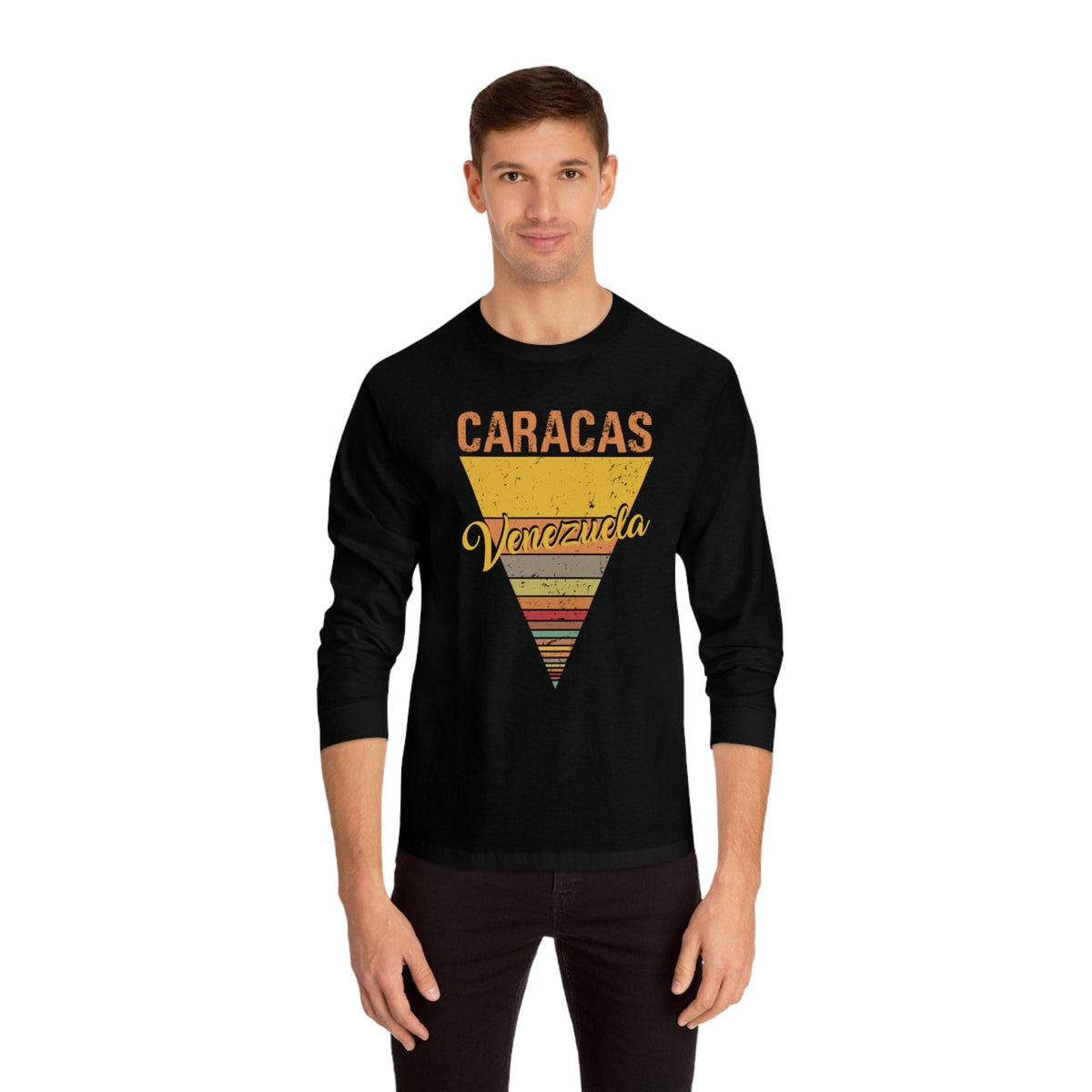 CARACAS – Trendy Design, Premium Long Sleeve Tee