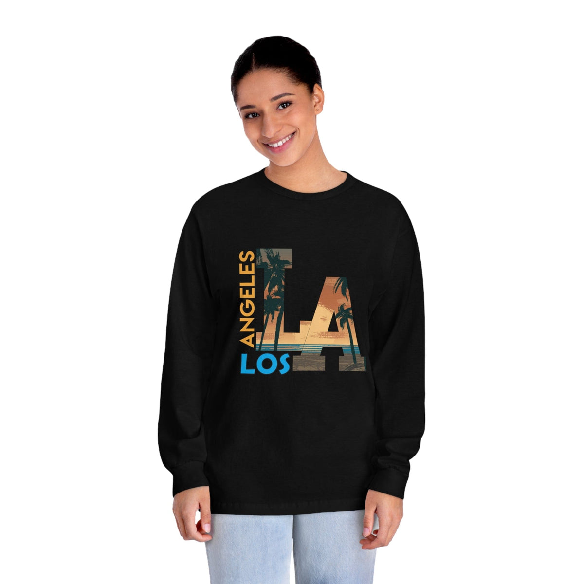 LOS ANGELES – Trendy Design, Premium Long Sleeve Tee