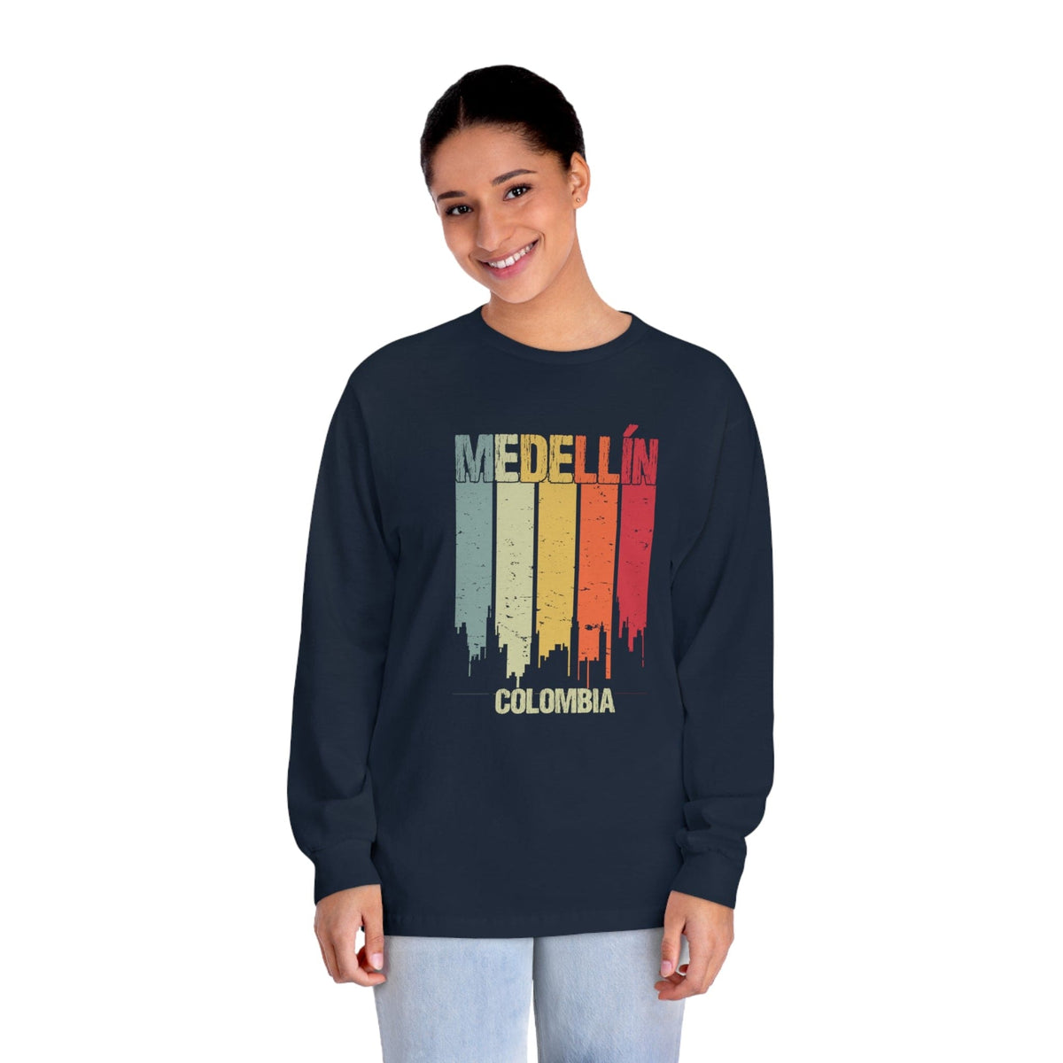 MEDELLIN – Trendy Design, Premium Long Sleeve Tee