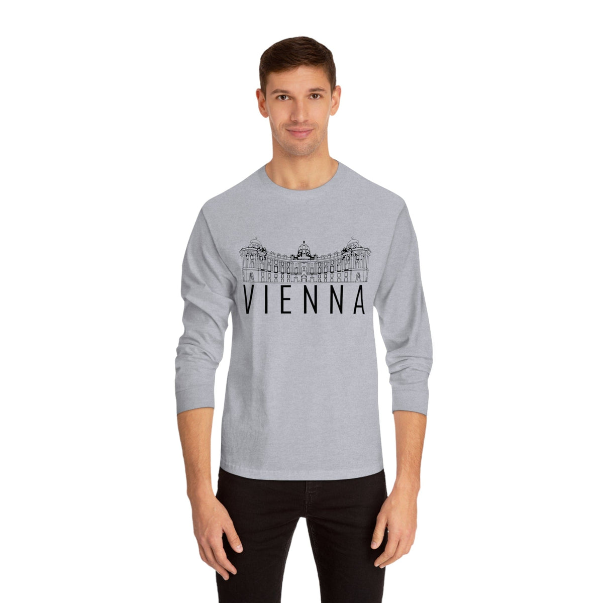 VIENNA – Trendy Design, Premium Long Sleeve Tee