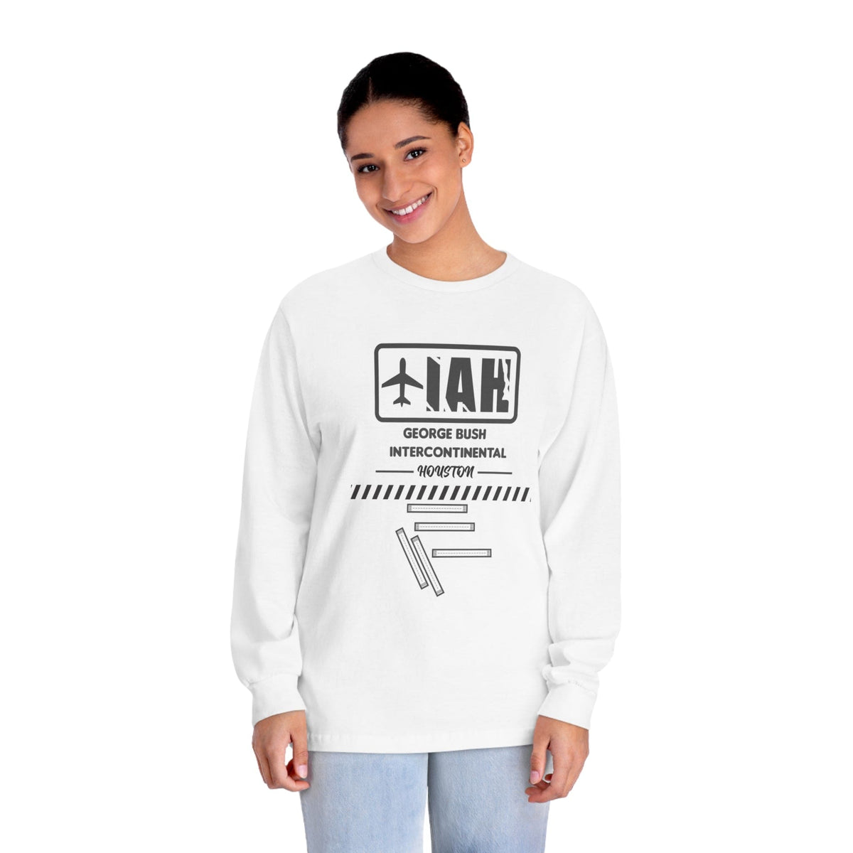 HOUSTON – Trendy Design, Premium Long Sleeve Tee