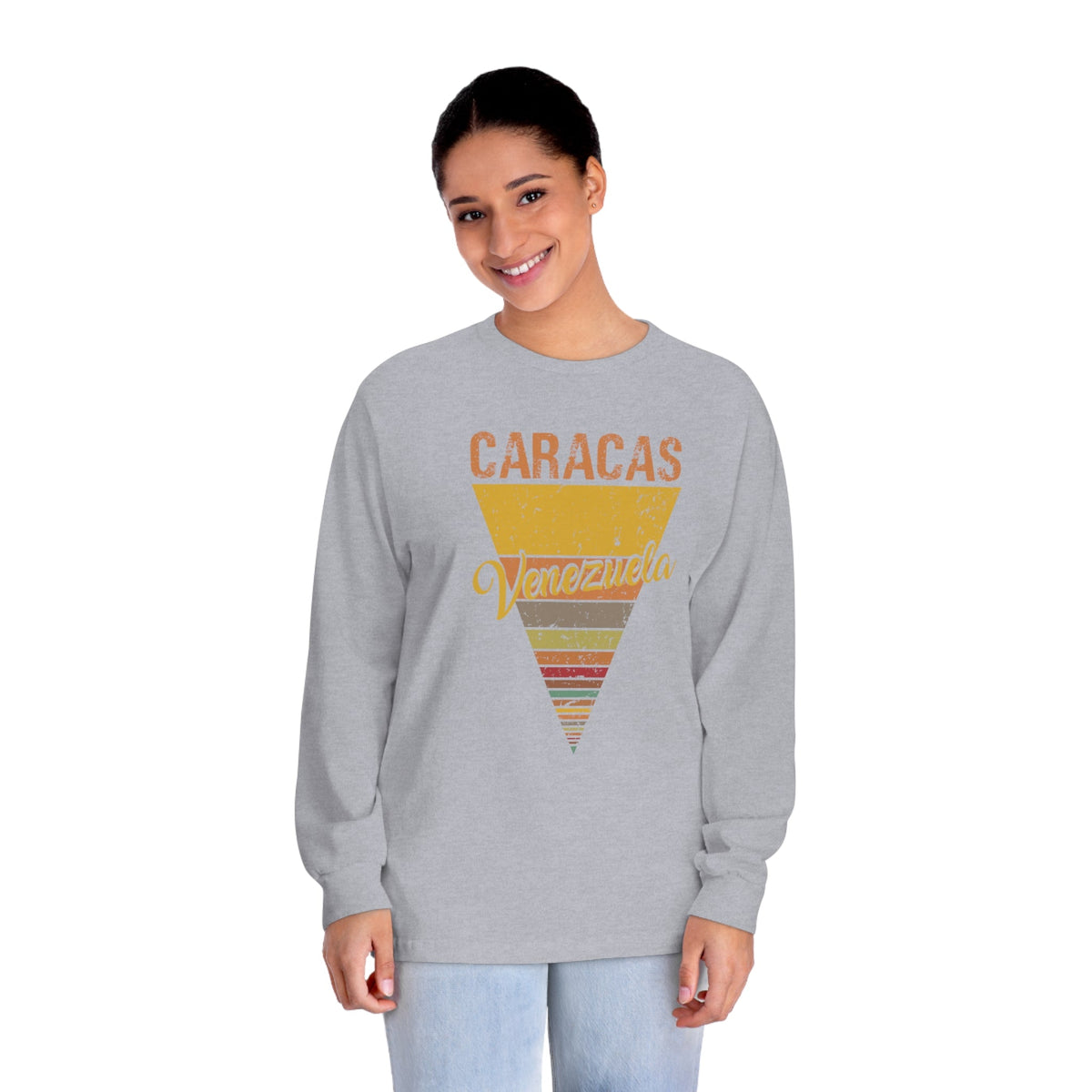 CARACAS – Trendy Design, Premium Long Sleeve Tee