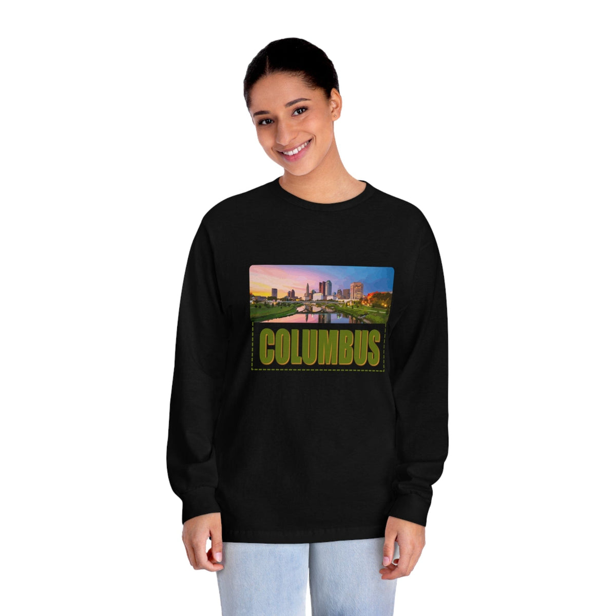 COLUMBUS – Trendy Design, Premium Long Sleeve Tee