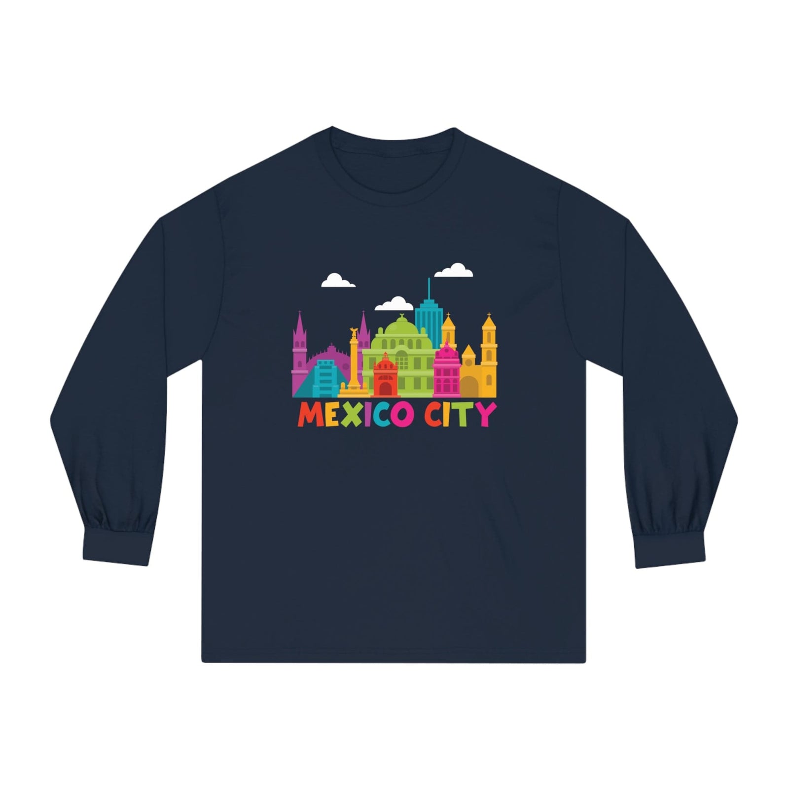 MEXICO CITY – Trendy Design, Premium Long Sleeve Tee