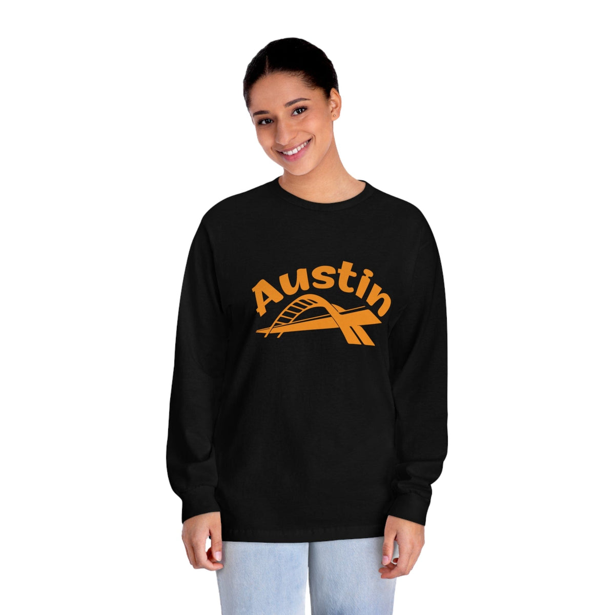 AUSTIN – Trendy Design, Premium Long Sleeve Tee