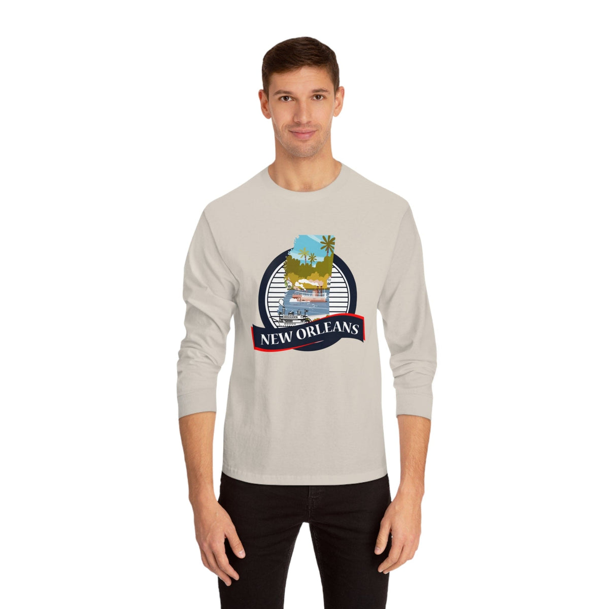 NEW ORLEANS – Trendy Design, Premium Long Sleeve Tee