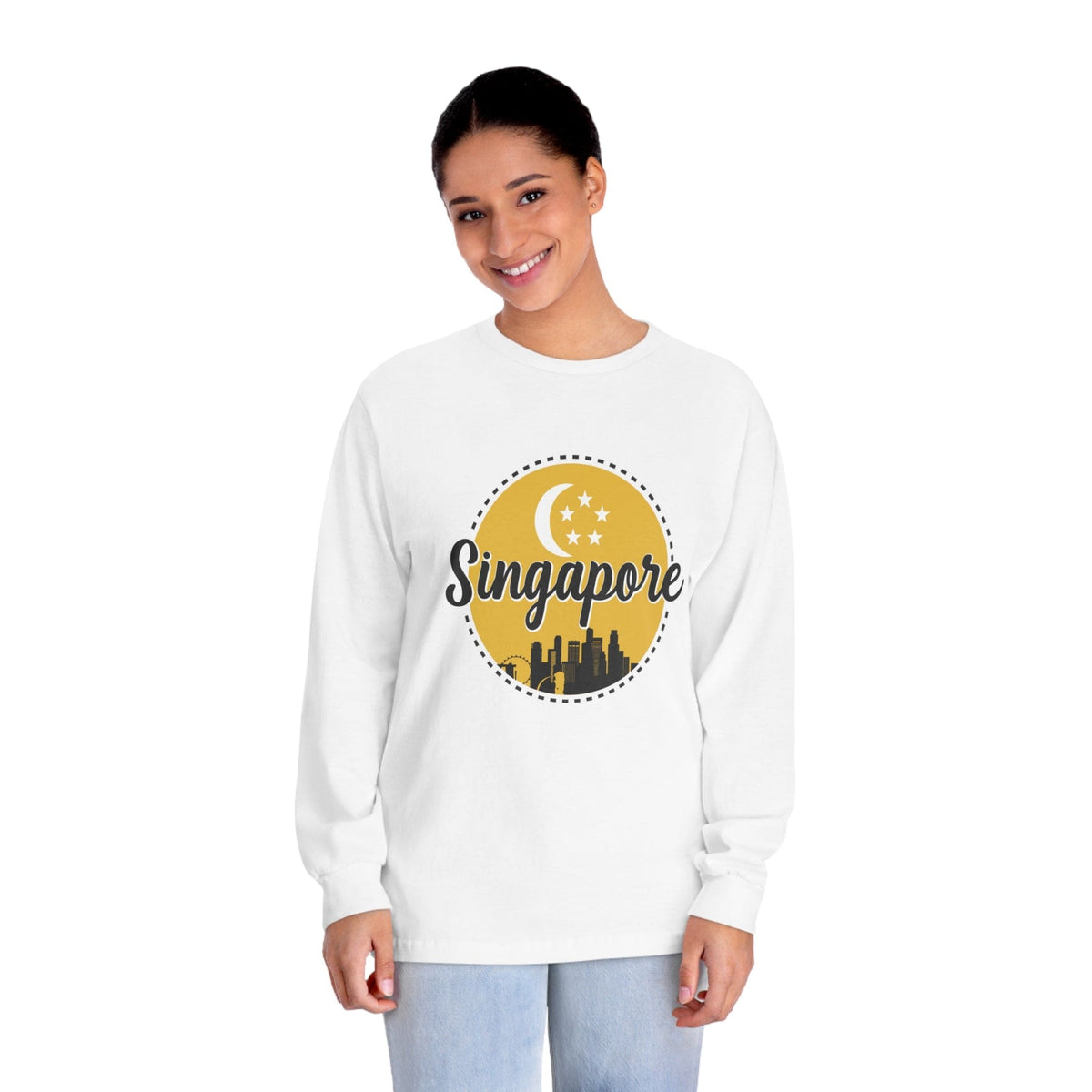 SINGAPORE – Trendy Design, Premium Long Sleeve Tee