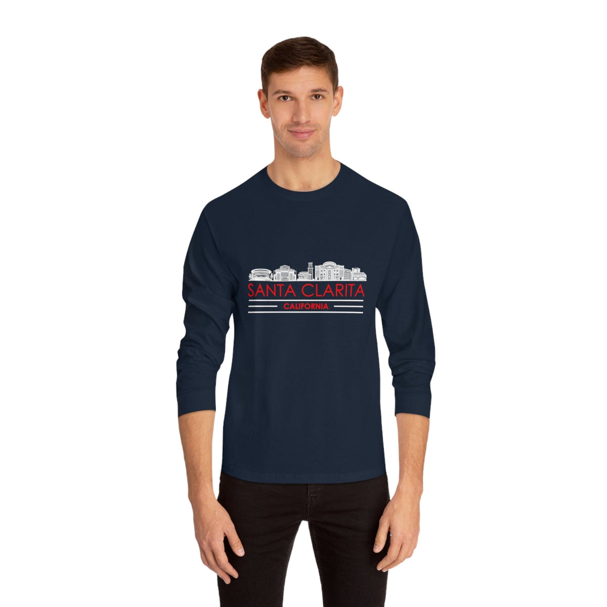 SANTA CLARITA – Trendy Design, Premium Long Sleeve Tee