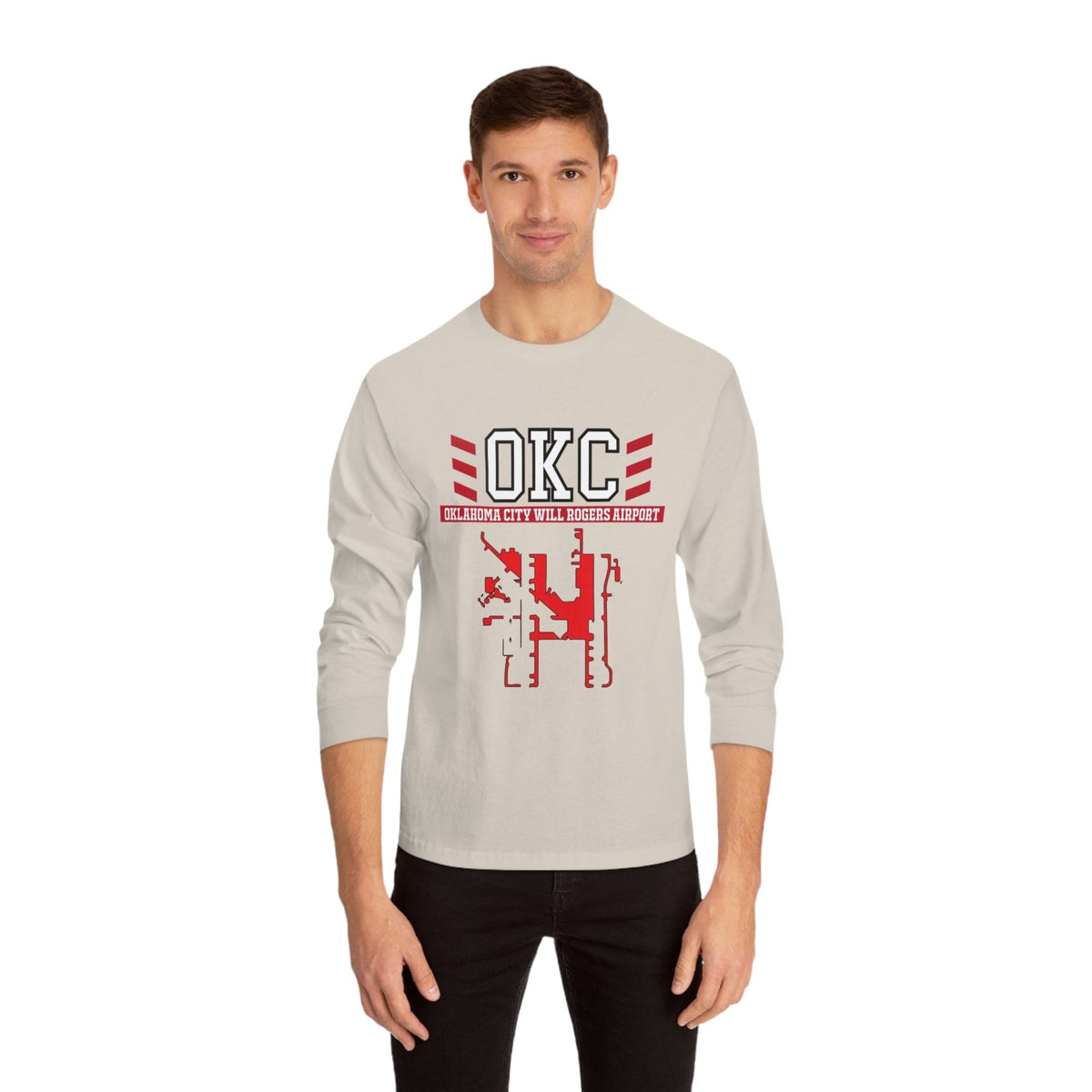 OKLAHOMA CITY – Trendy Design, Premium Long Sleeve Tee