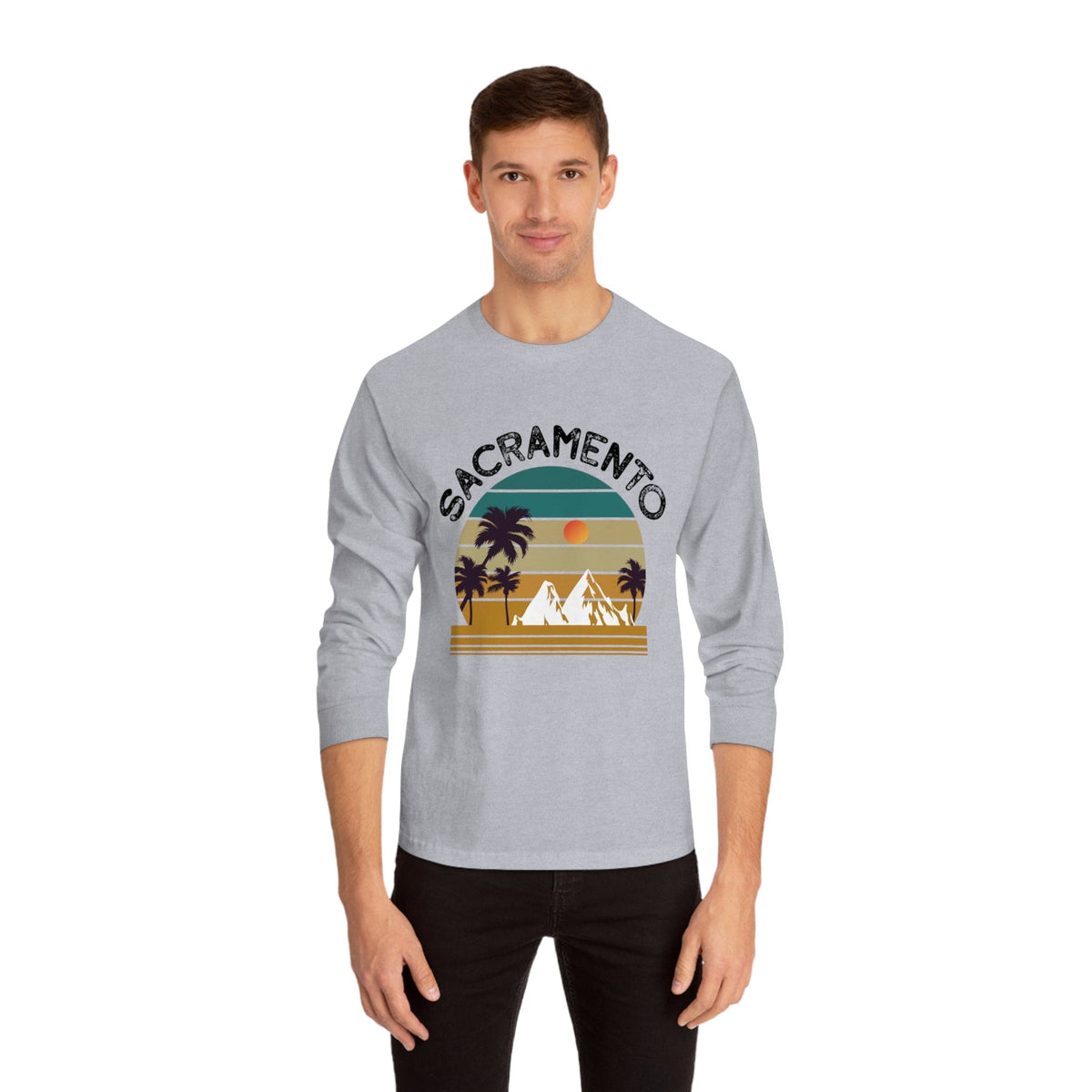 SACRAMENTO – Trendy Design, Premium Long Sleeve Tee