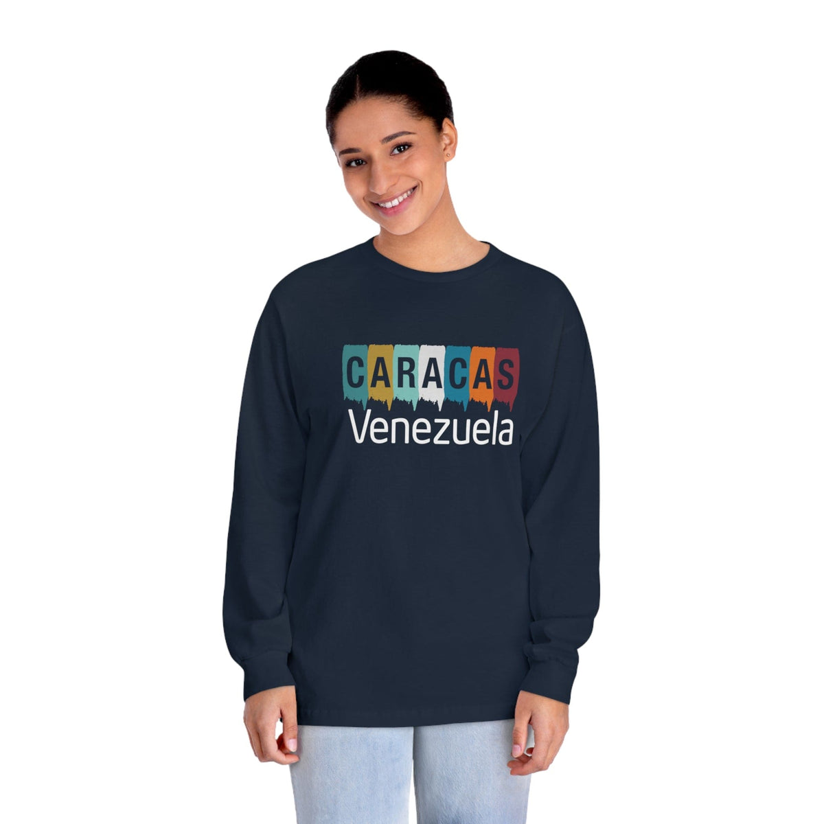 CARACAS – Trendy Design, Premium Long Sleeve Tee