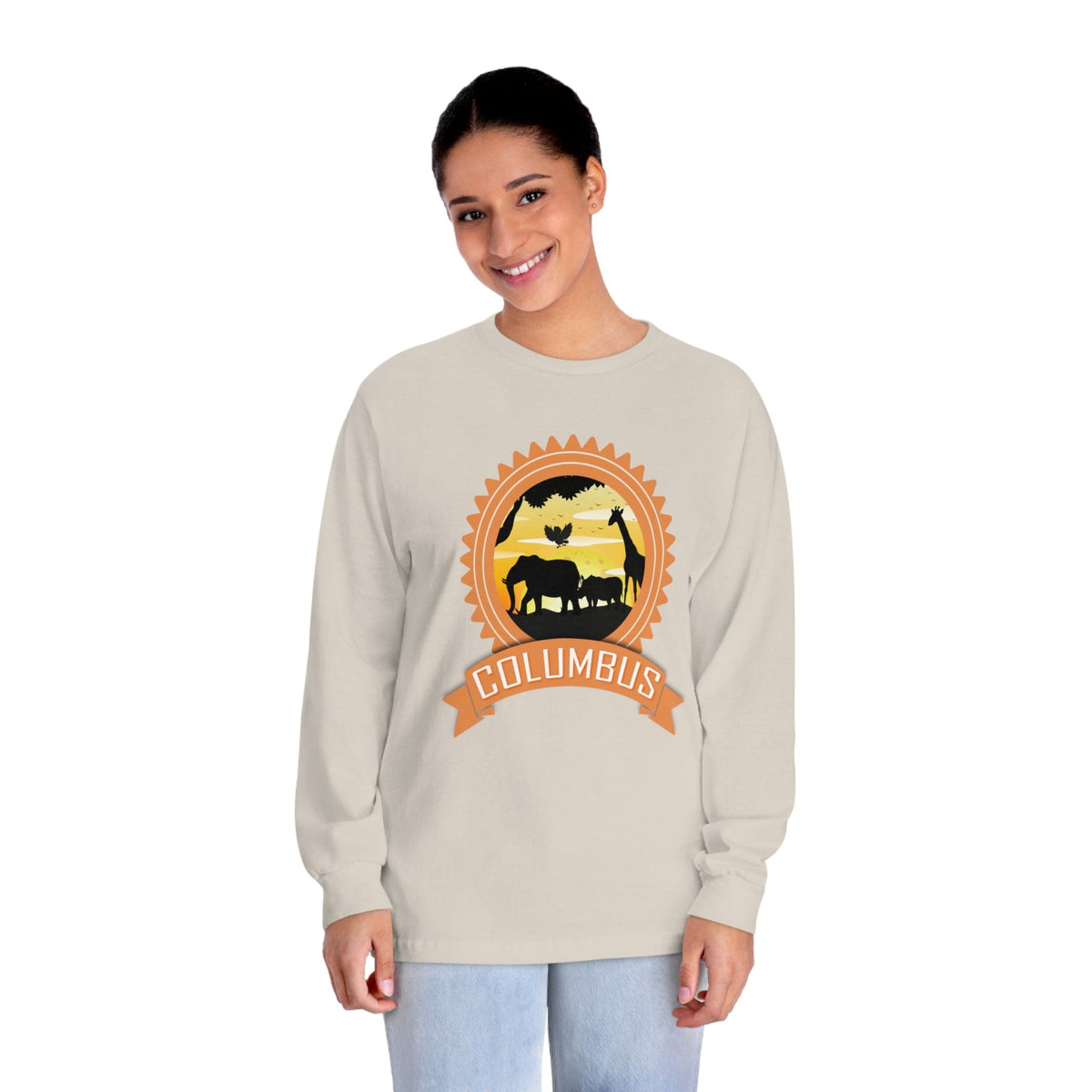COLUMBUS – Trendy Design, Premium Long Sleeve Tee