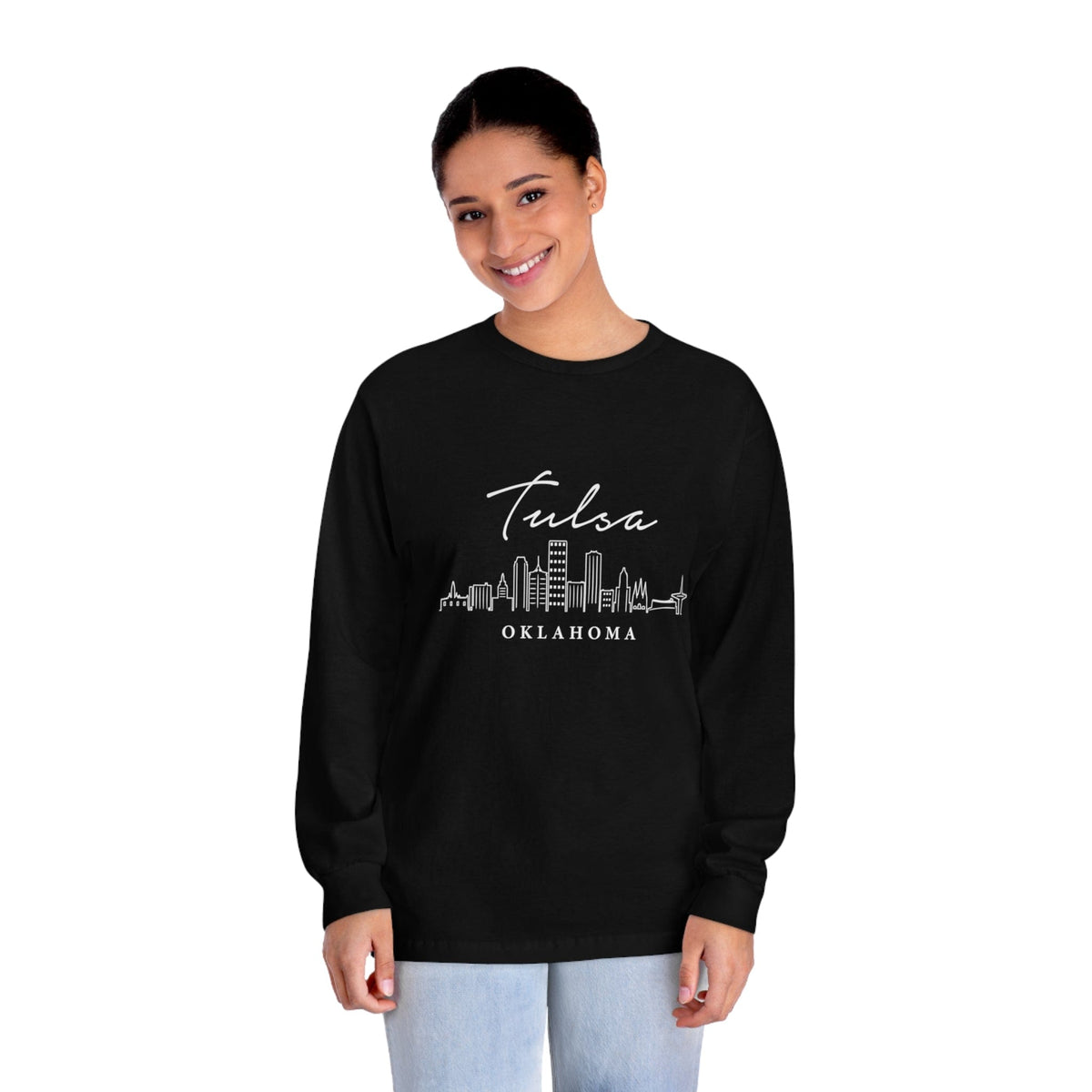 TULSA – Trendy Design, Premium Long Sleeve Tee