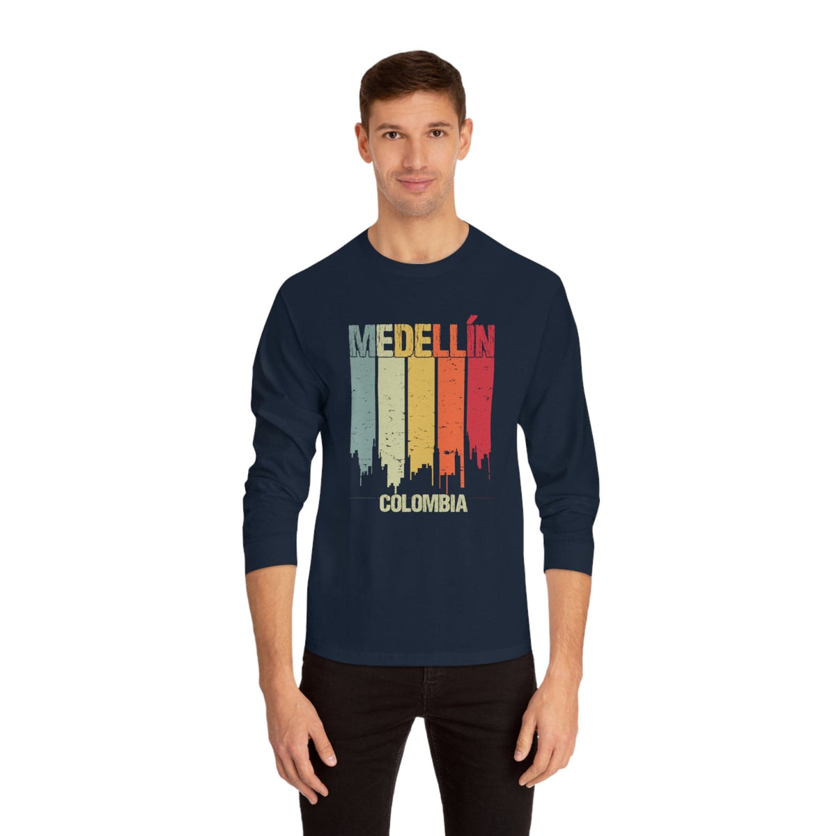 MEDELLIN – Trendy Design, Premium Long Sleeve Tee