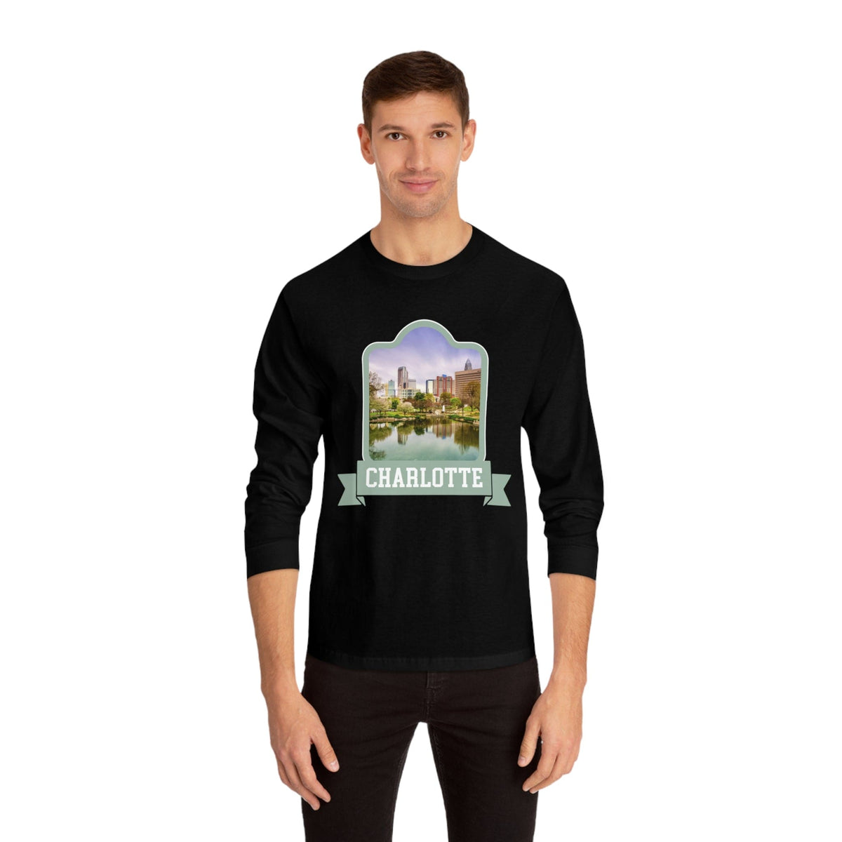 CHARLOTTE – Trendy Design, Premium Long Sleeve Tee