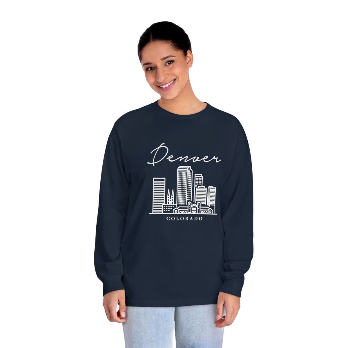 DENVER – Trendy Design, Premium Long Sleeve Tee