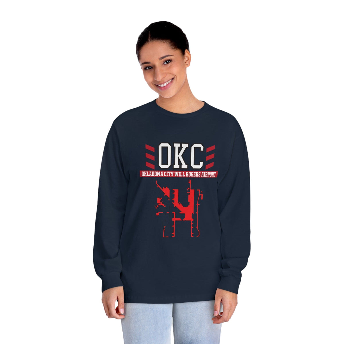 OKLAHOMA CITY – Trendy Design, Premium Long Sleeve Tee