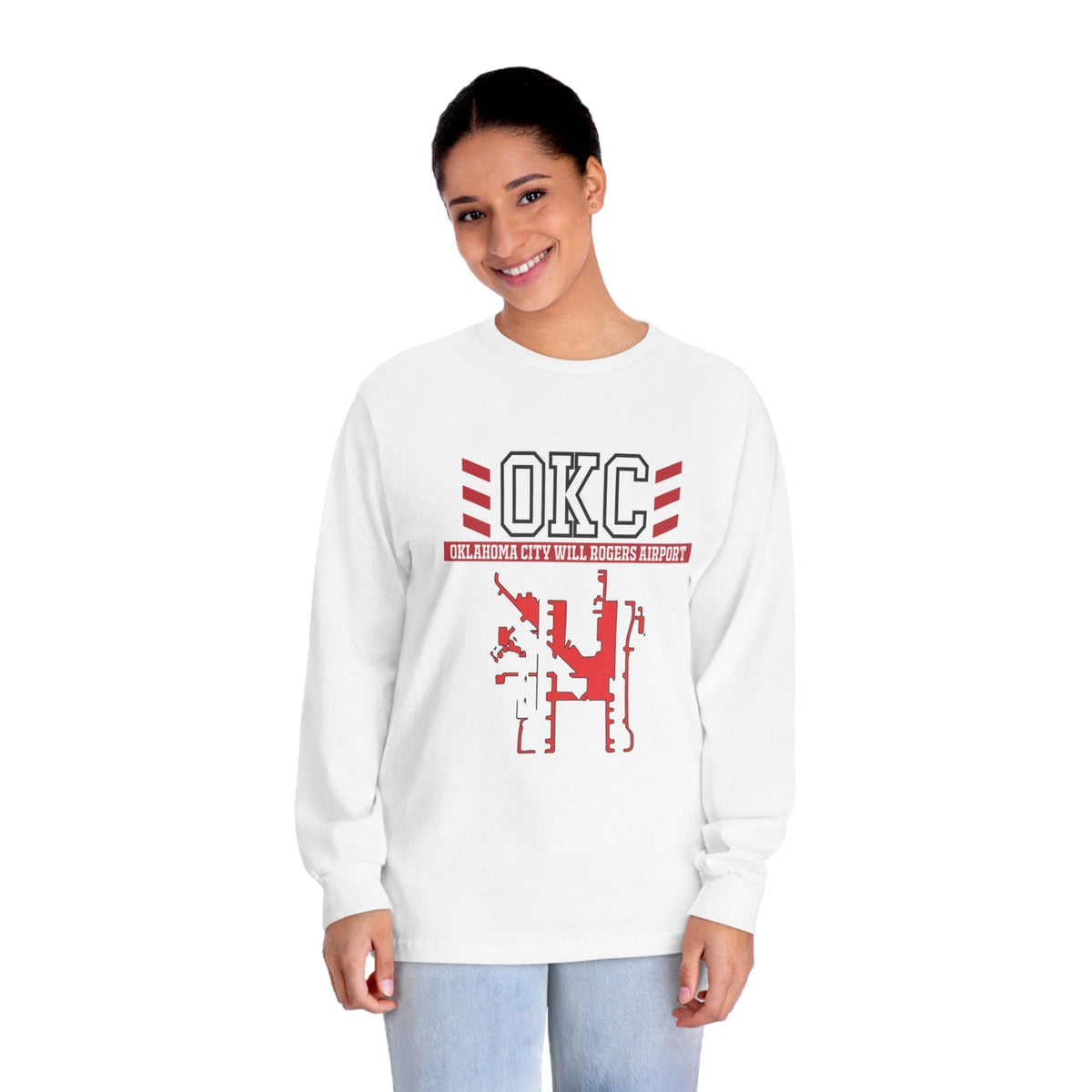 OKLAHOMA CITY – Trendy Design, Premium Long Sleeve Tee
