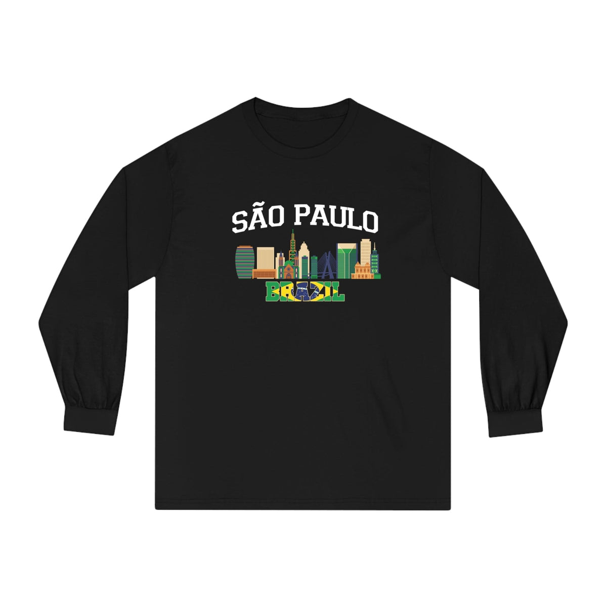 SAO PAULO – Trendy Design, Premium Long Sleeve Tee
