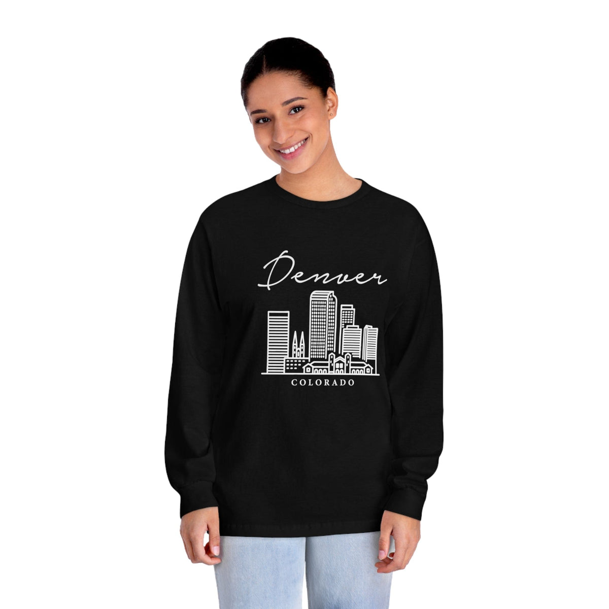 DENVER – Trendy Design, Premium Long Sleeve Tee