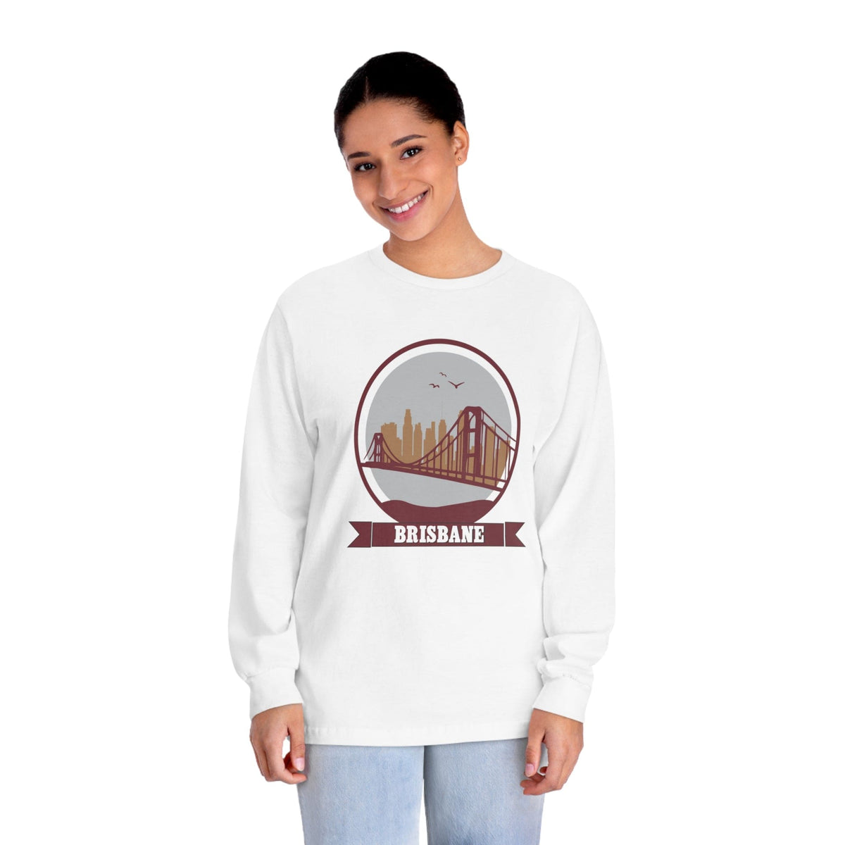 BRISBANE – Trendy Design, Premium Long Sleeve Tee