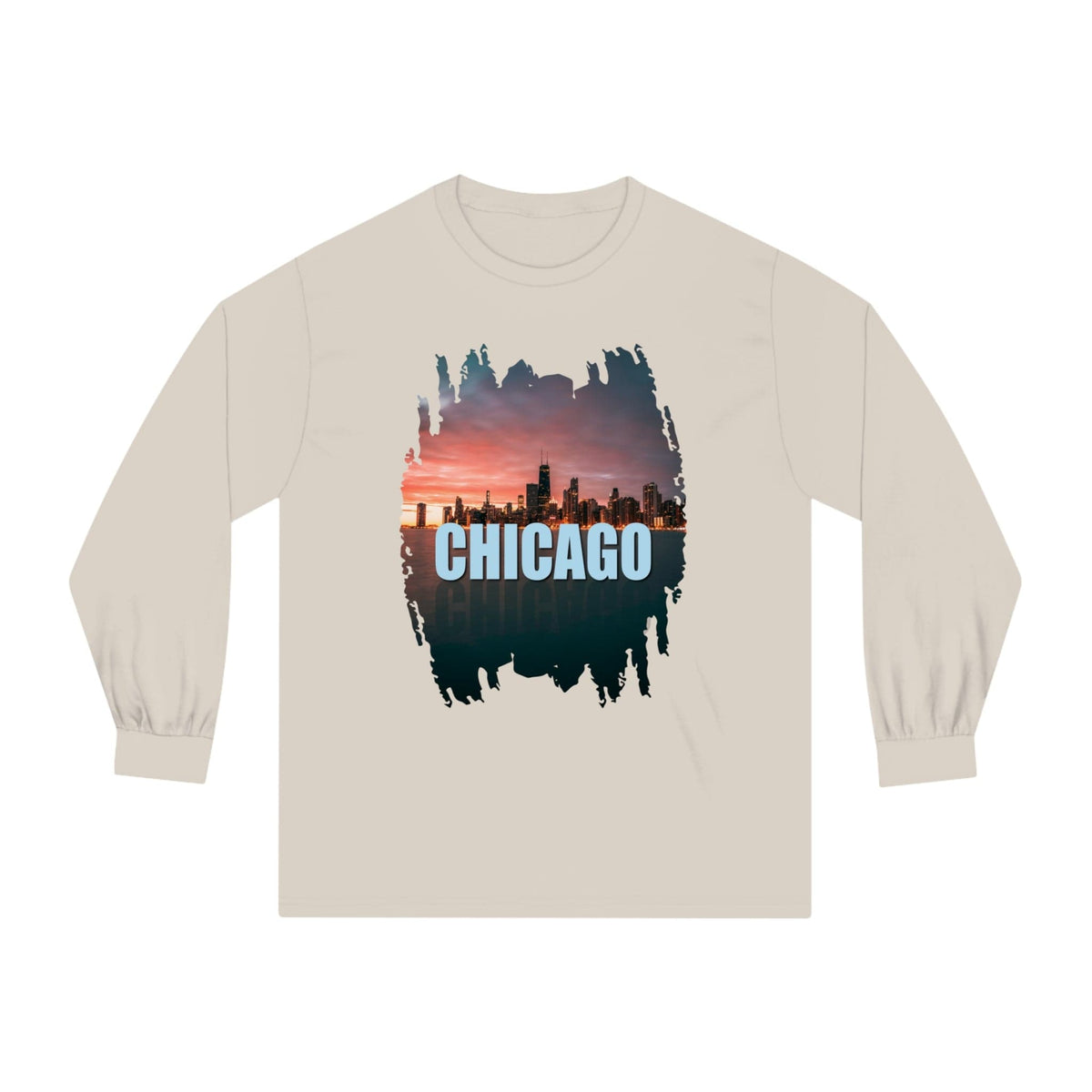 CHICAGO – Trendy Design, Premium Long Sleeve Tee
