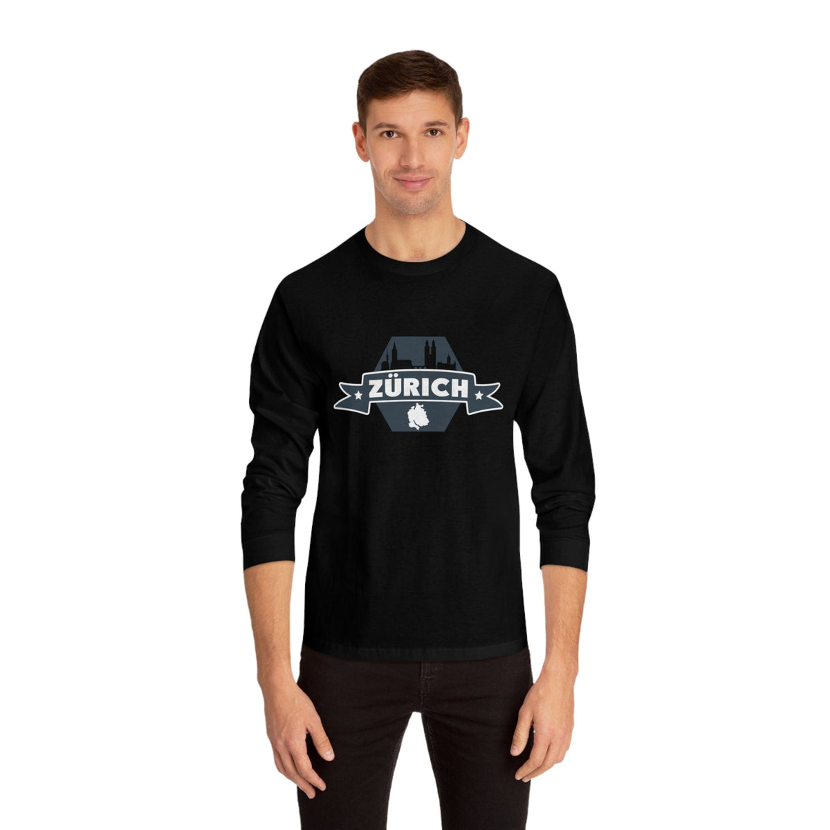 ZURICH – Trendy Design, Premium Long Sleeve Tee