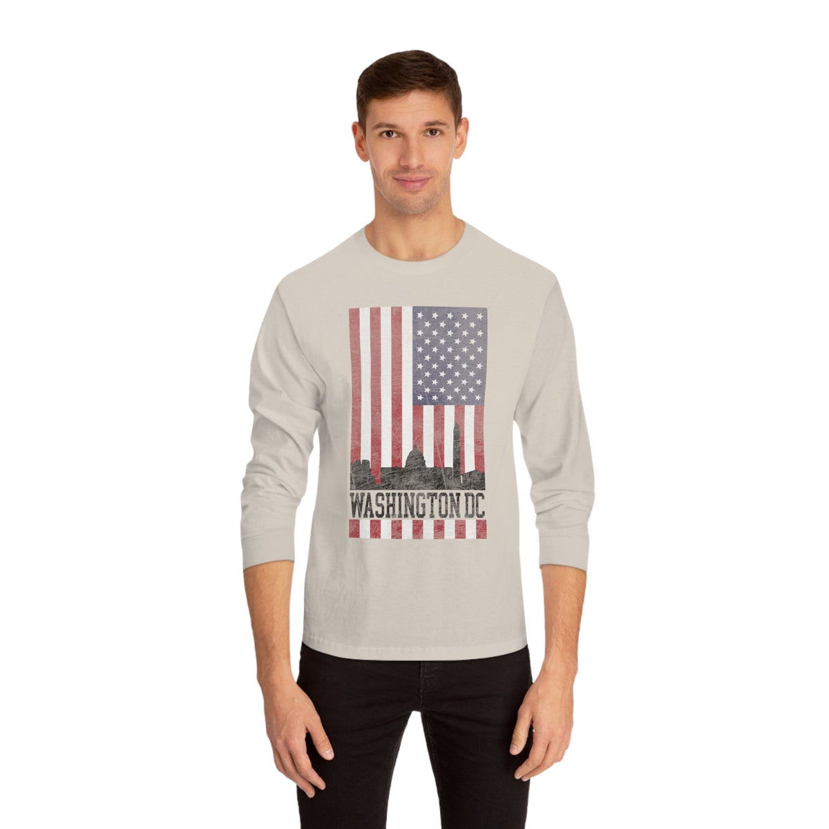 WASHINGTON DC – Trendy Design, Premium Long Sleeve Tee
