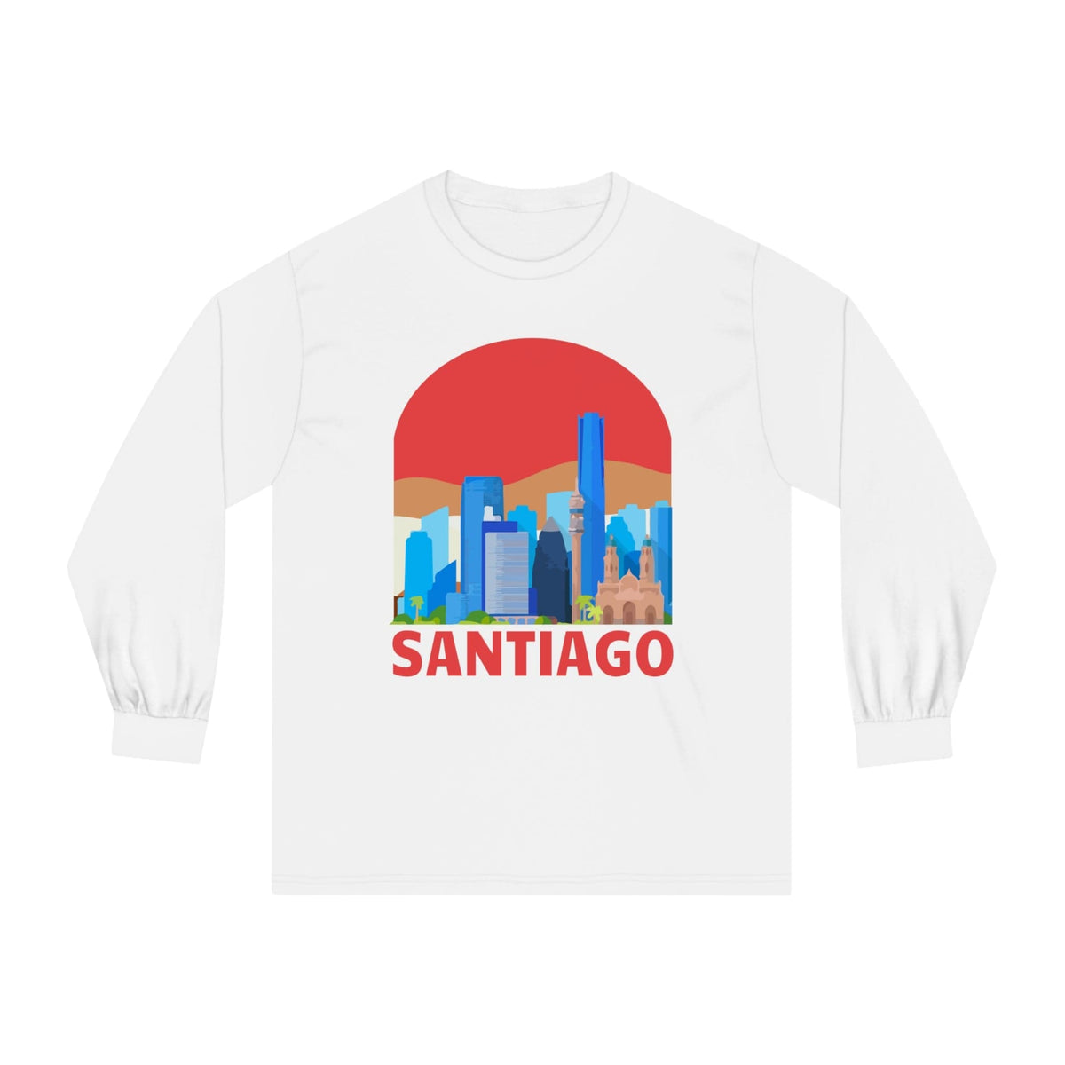 SANTIAGO – Trendy Design, Premium Long Sleeve Tee