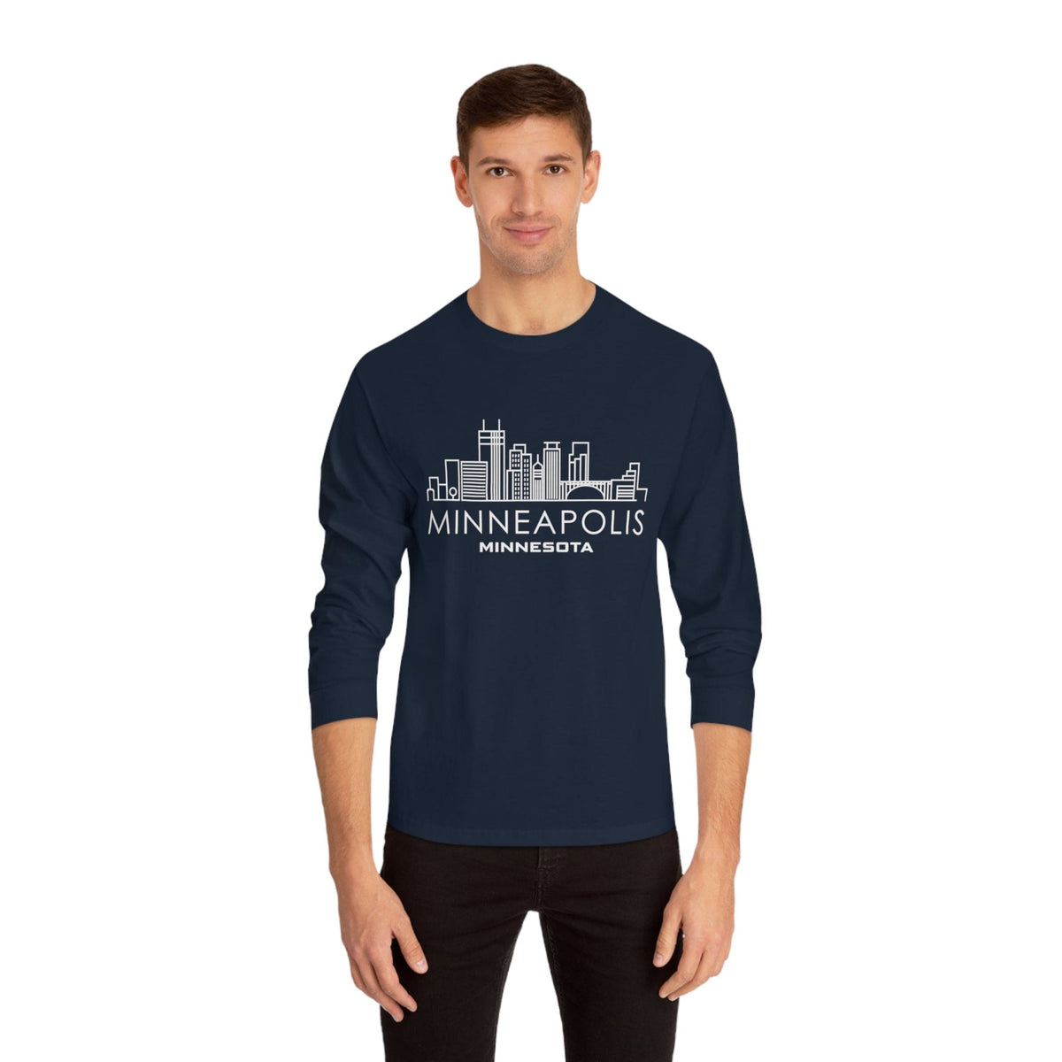 MINNEAPOLIS – Trendy Design, Premium Long Sleeve Tee