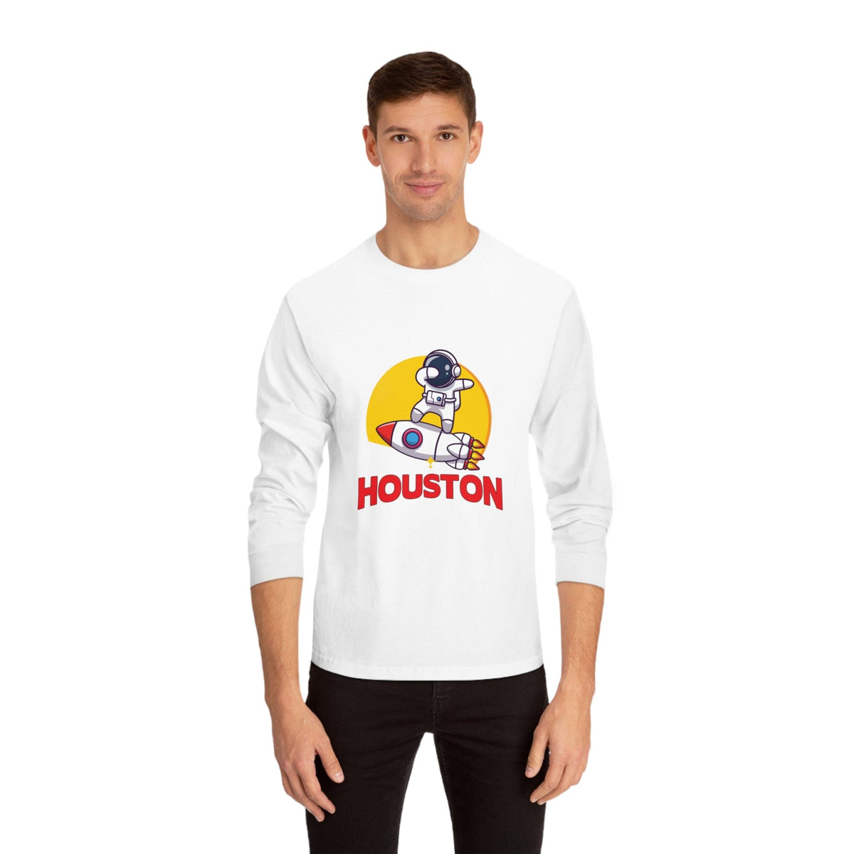 HOUSTON – Trendy Design, Premium Long Sleeve Tee